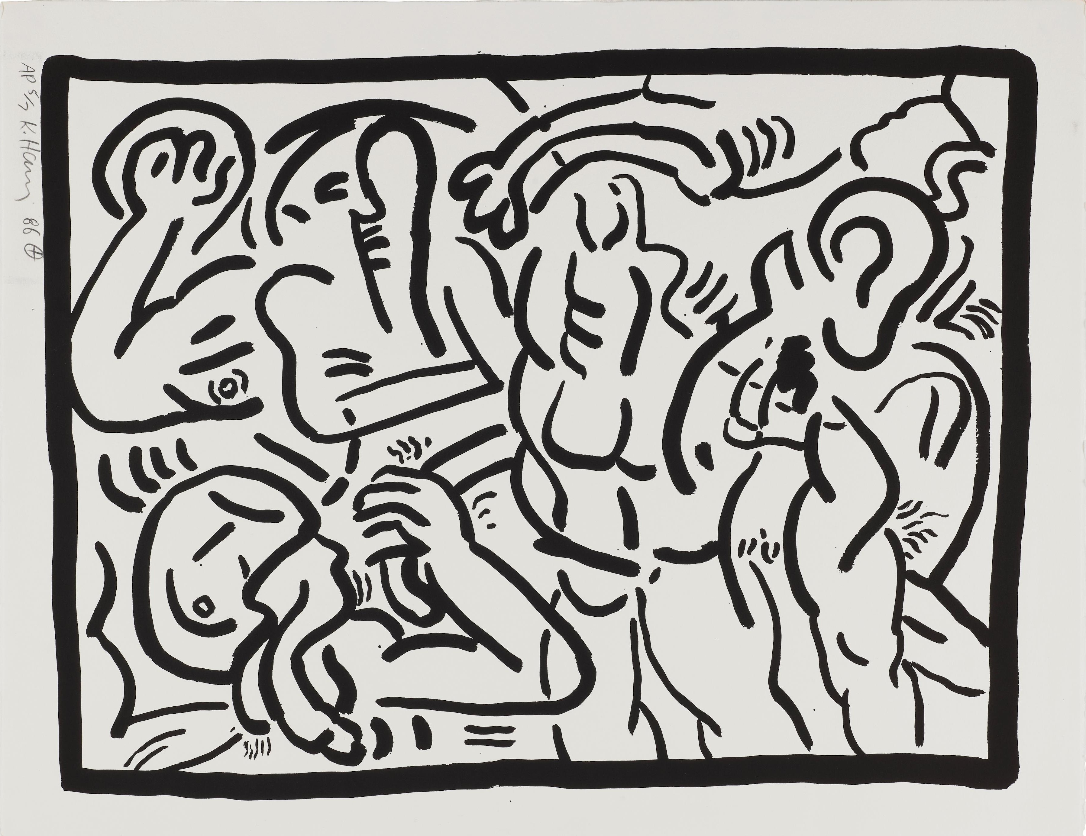Keith Haring - Untitled, from Bad Boys