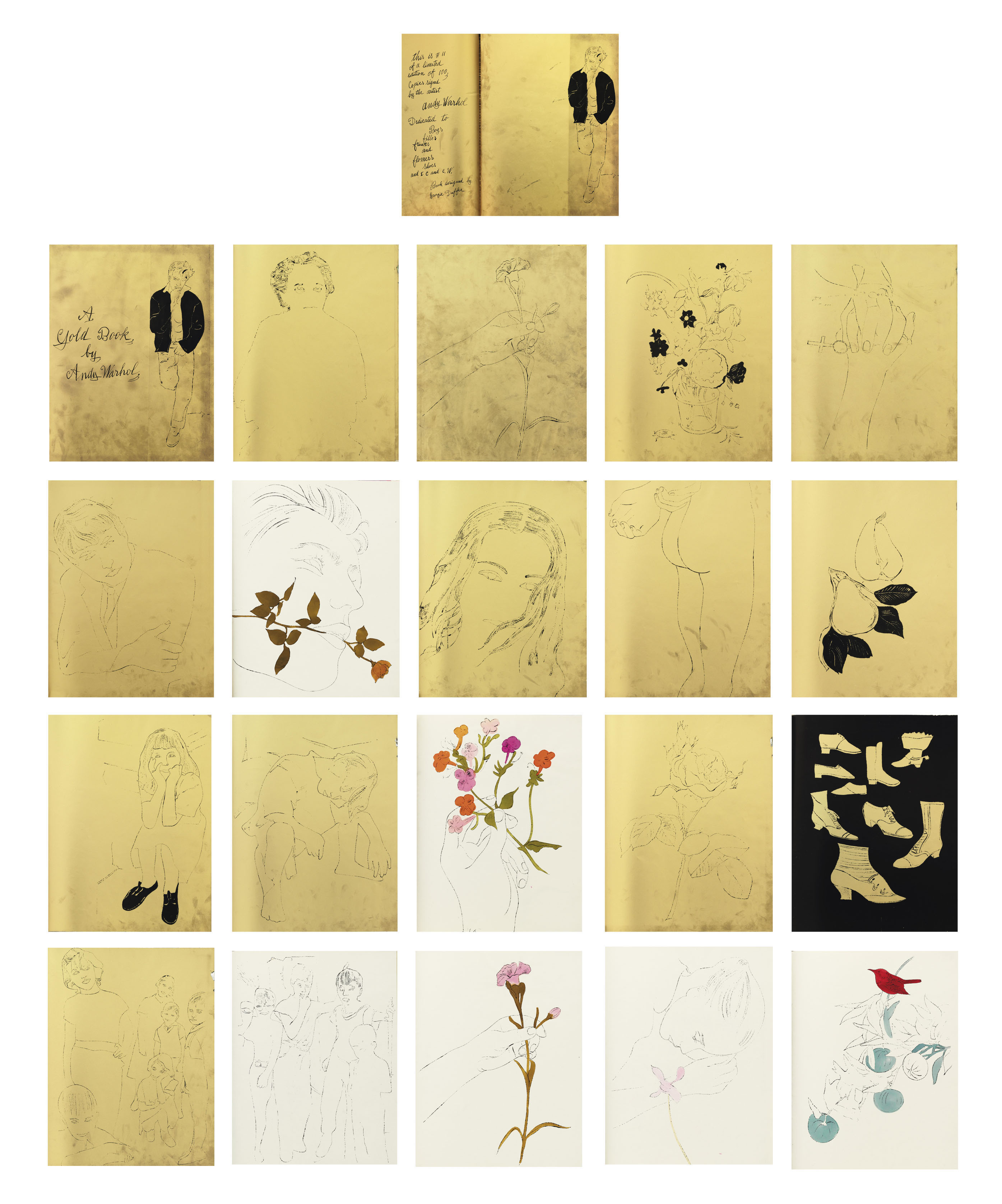 Andy Warhol - A Gold Book