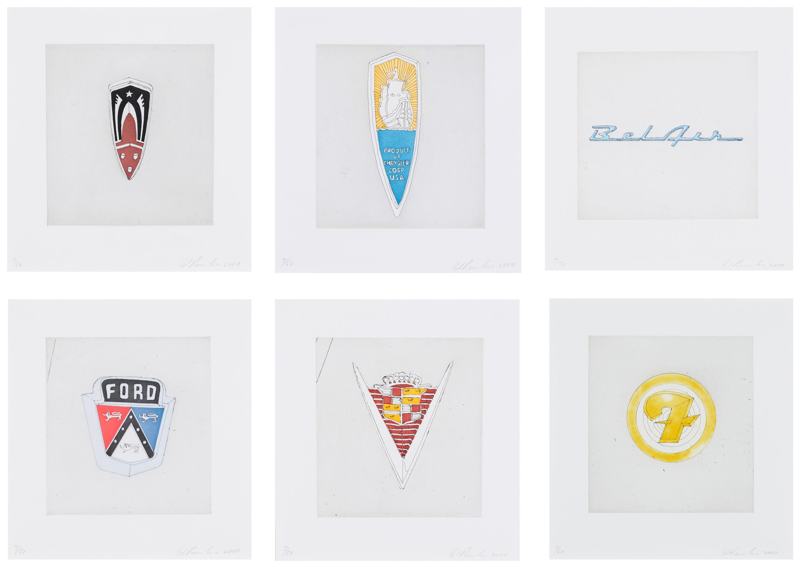 Ed Ruscha - Motor City Series, 2009