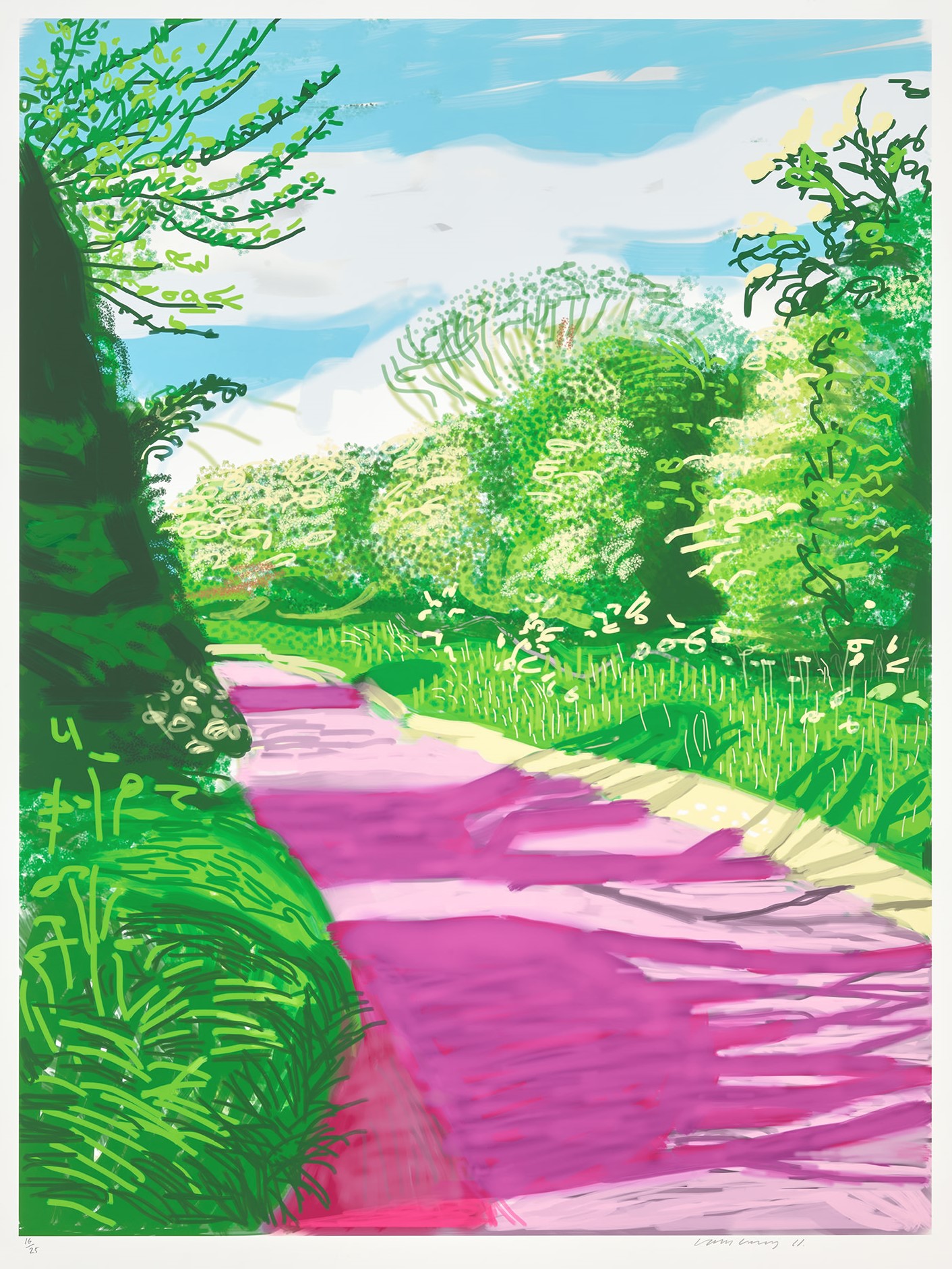 David Hockney - The Arrival of Spring in Woldgate, East Yorkshire in 2011 (twenty eleven) - 31 May, No. 2