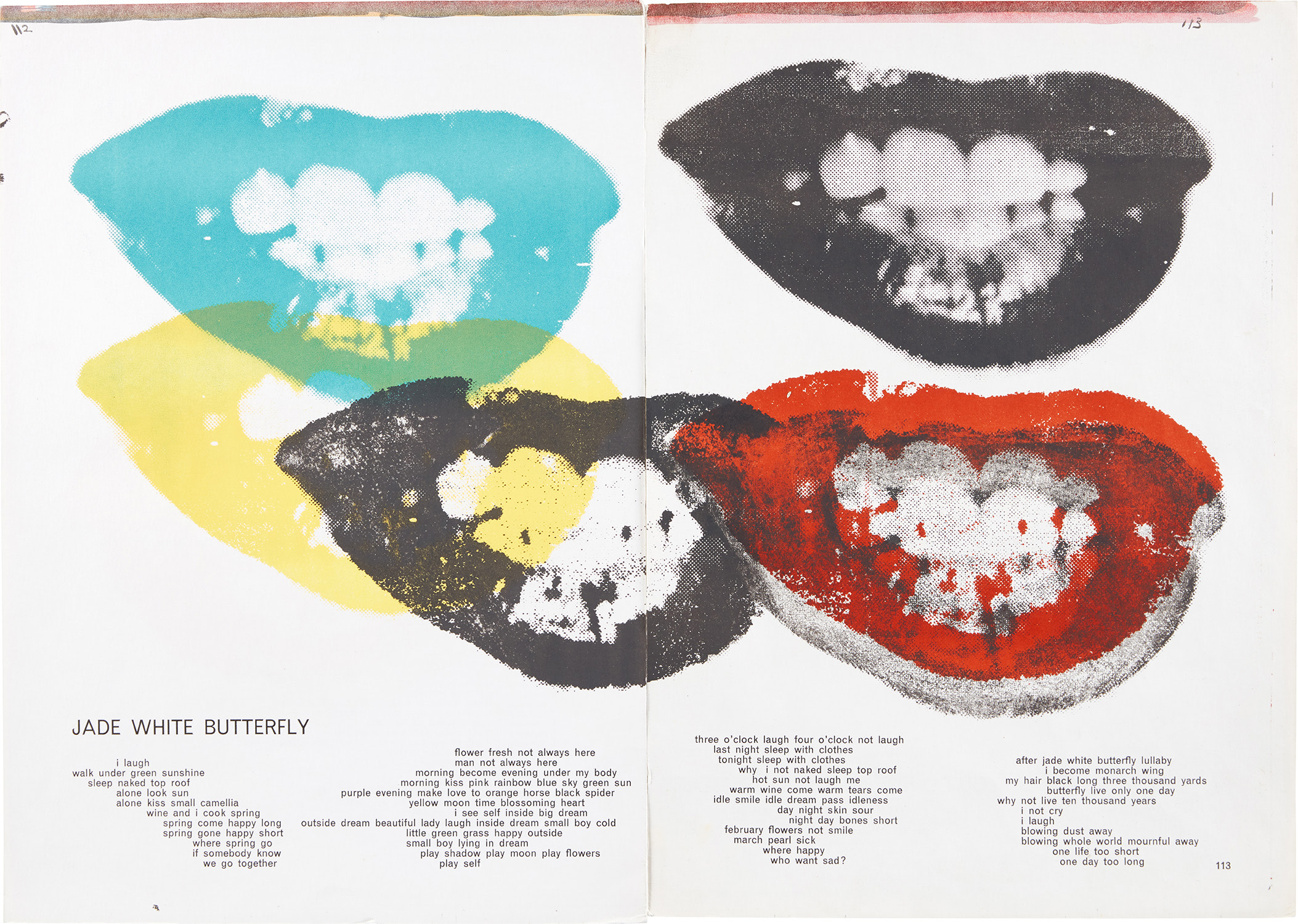 Andy Warhol - Marilyn Monroe I Love Your Kiss Forever Forever, from 1¢ Life (F. &, S. 5)
