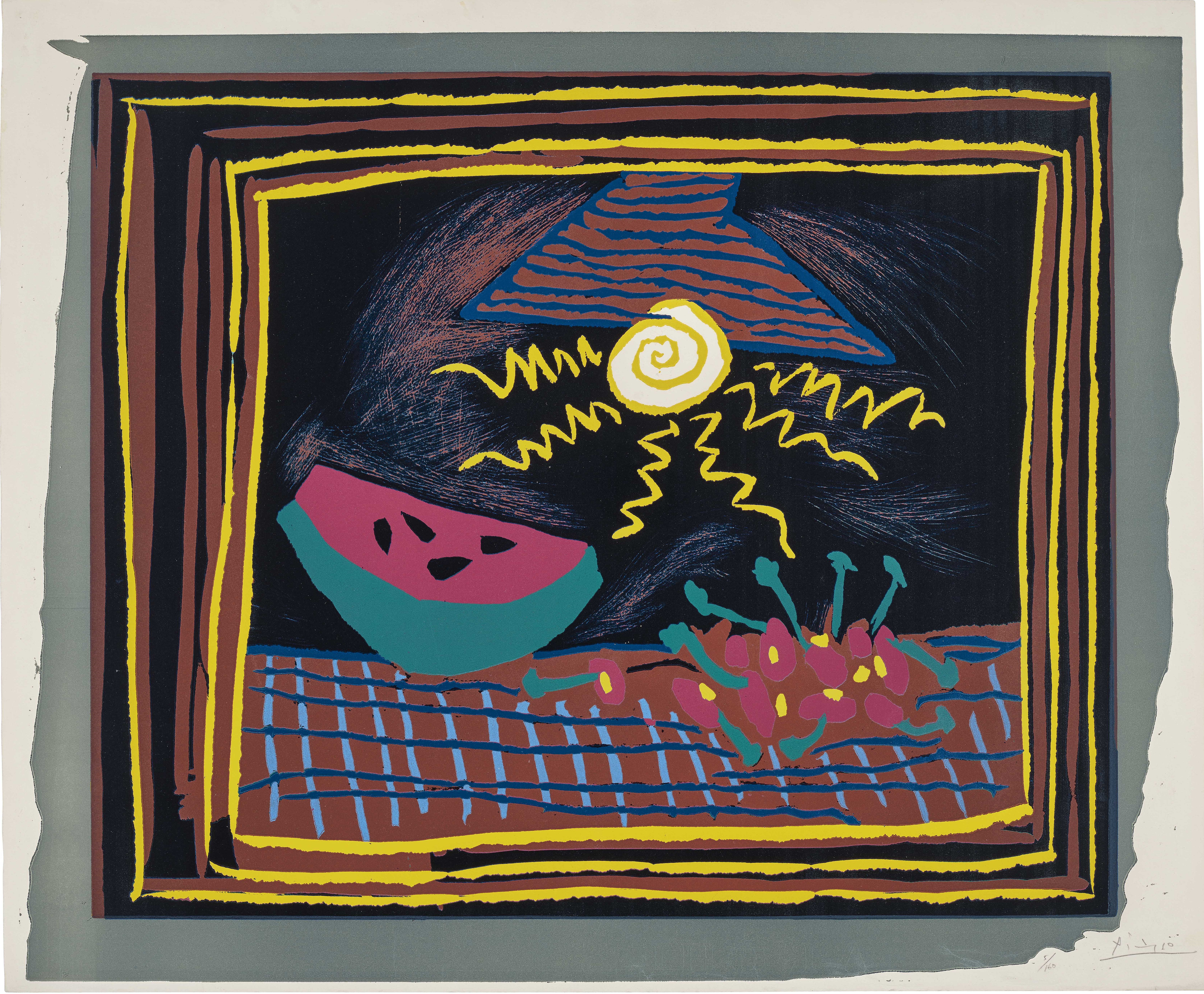Pablo Picasso - Nature morte à la pastèque
