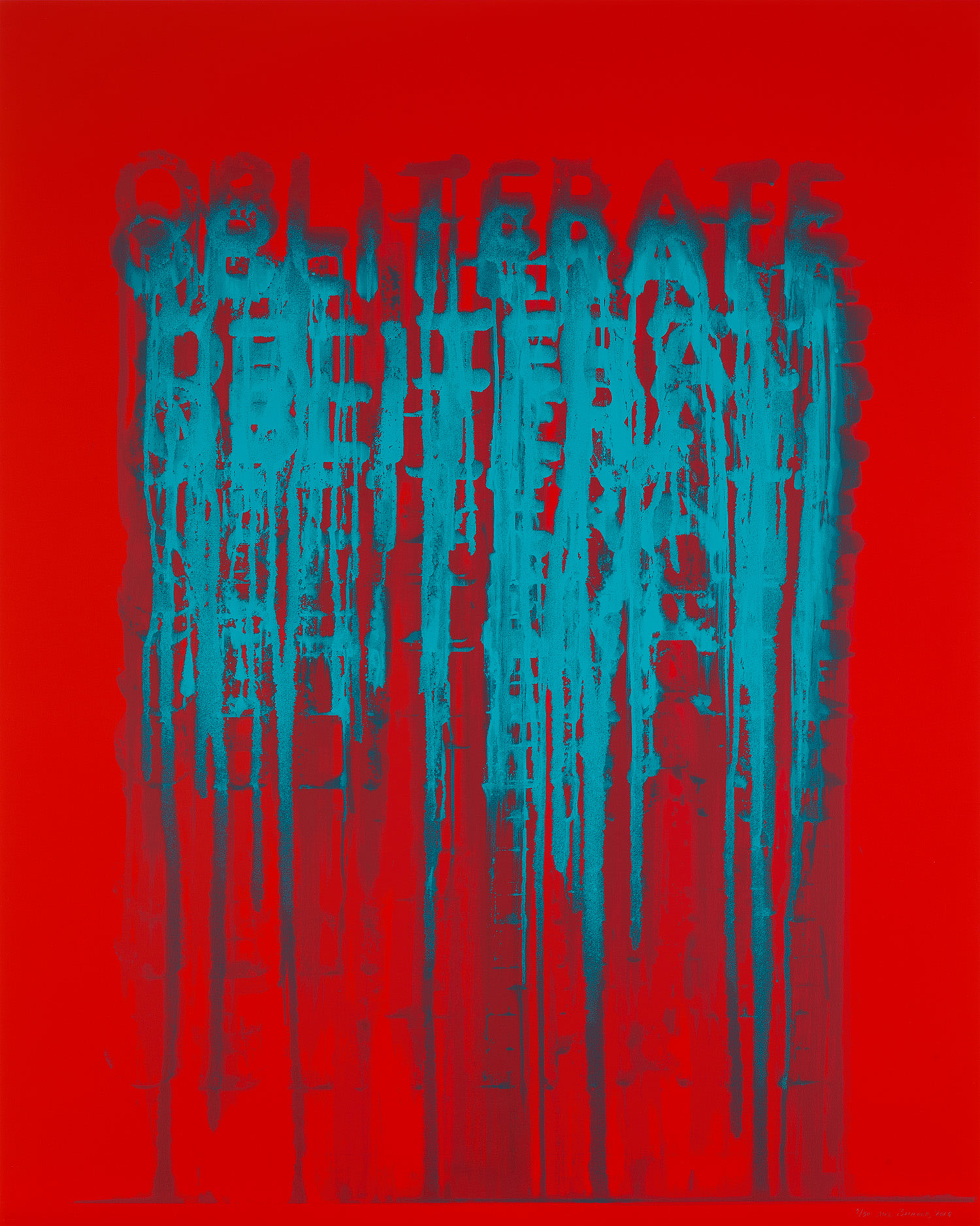 Mel Bochner - Obliterate