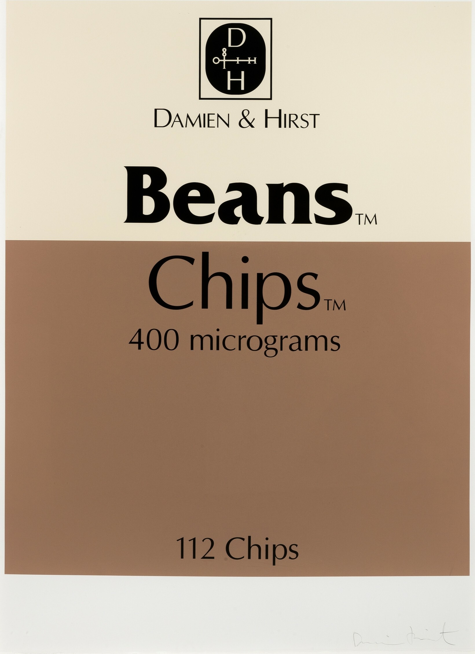 Damien Hirst - Beans and chips (From: The Last Supper)