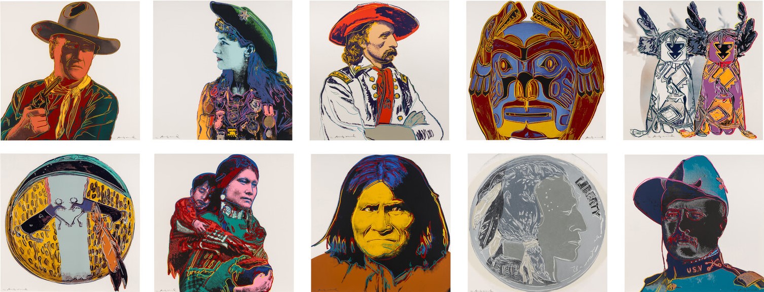 Andy Warhol - Cowboys and Indians (the complete portfolio of ten)