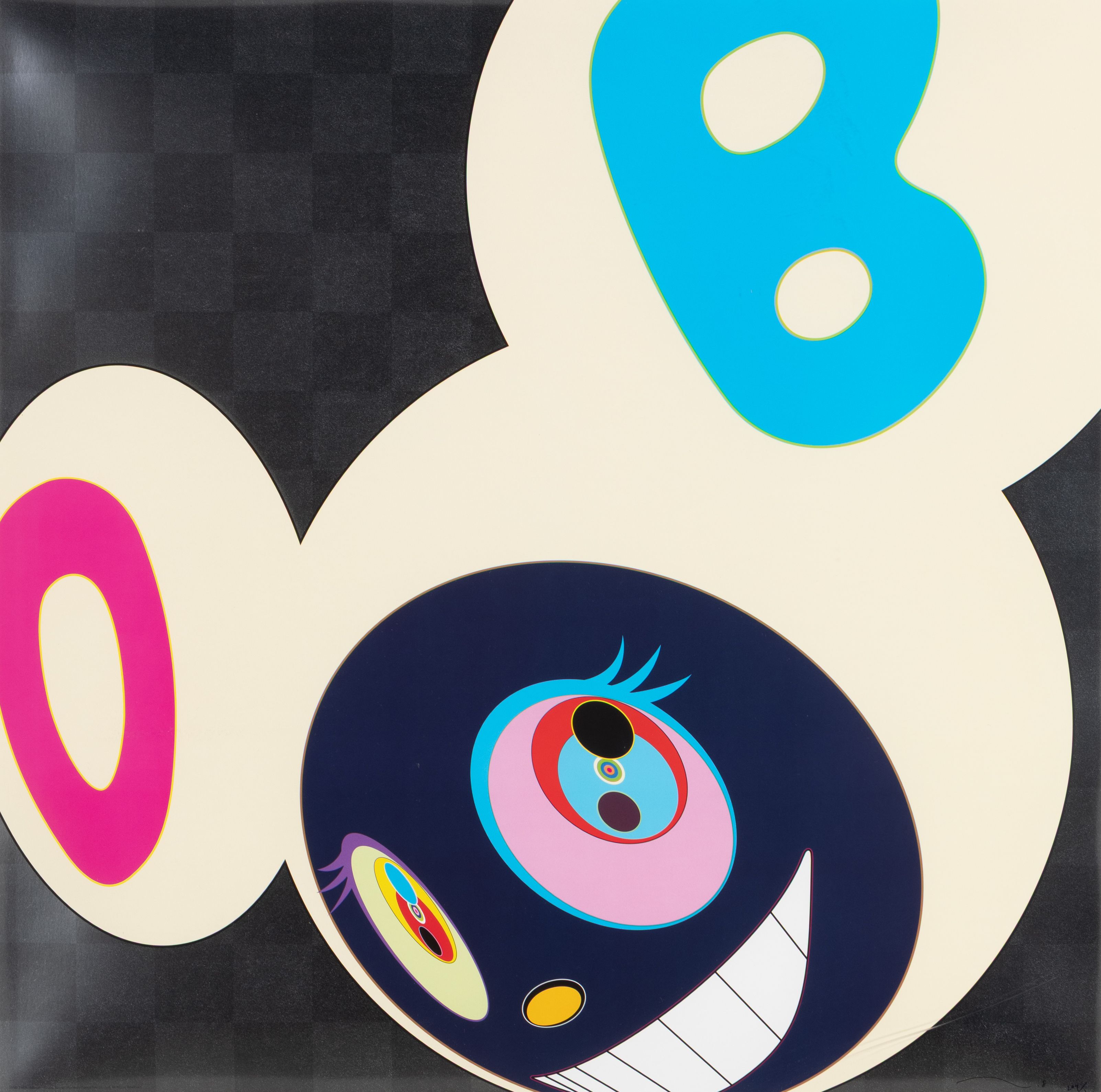 Takashi Murakami - And Then Platinum (Cream), 2006