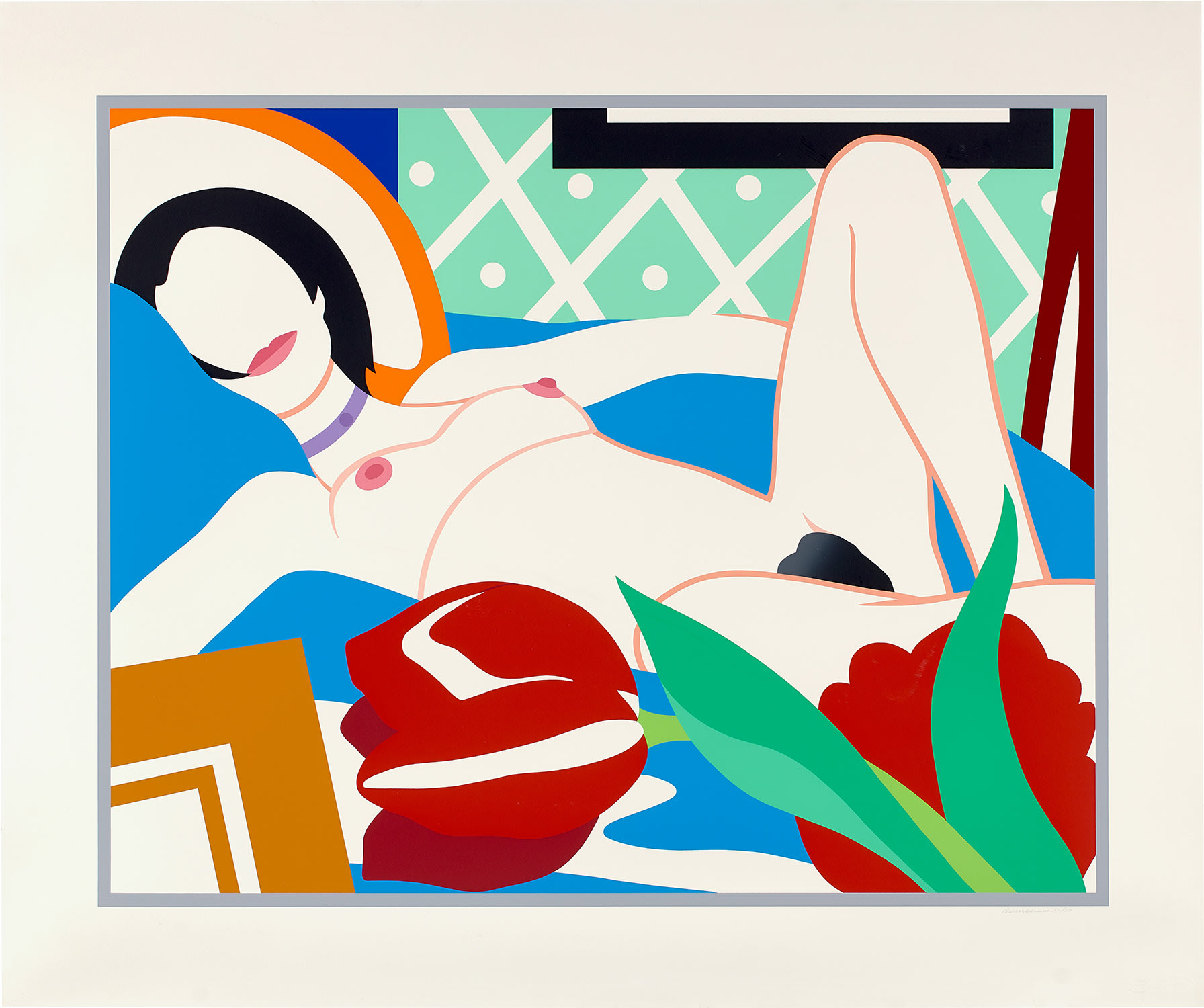 Tom Wesselmann - Monica with Tulips