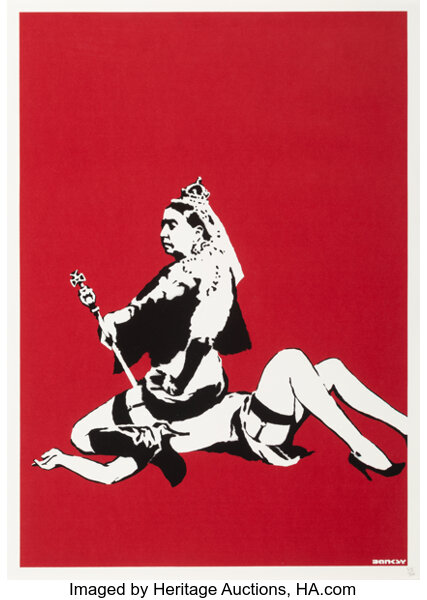 Banksy - Queen Victoria