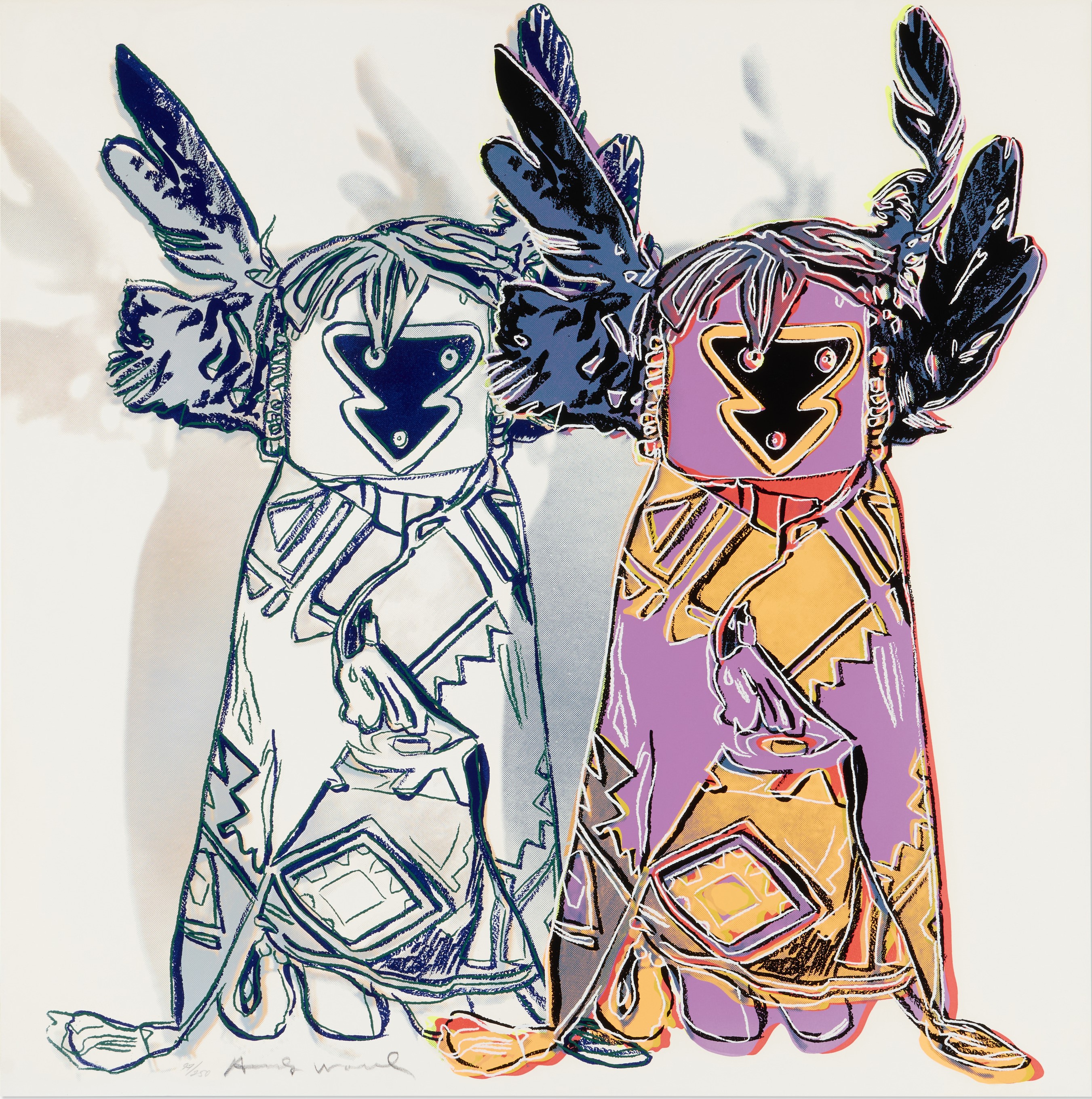 Andy Warhol - Kachina Dolls (from the Cowboys and Indians series)