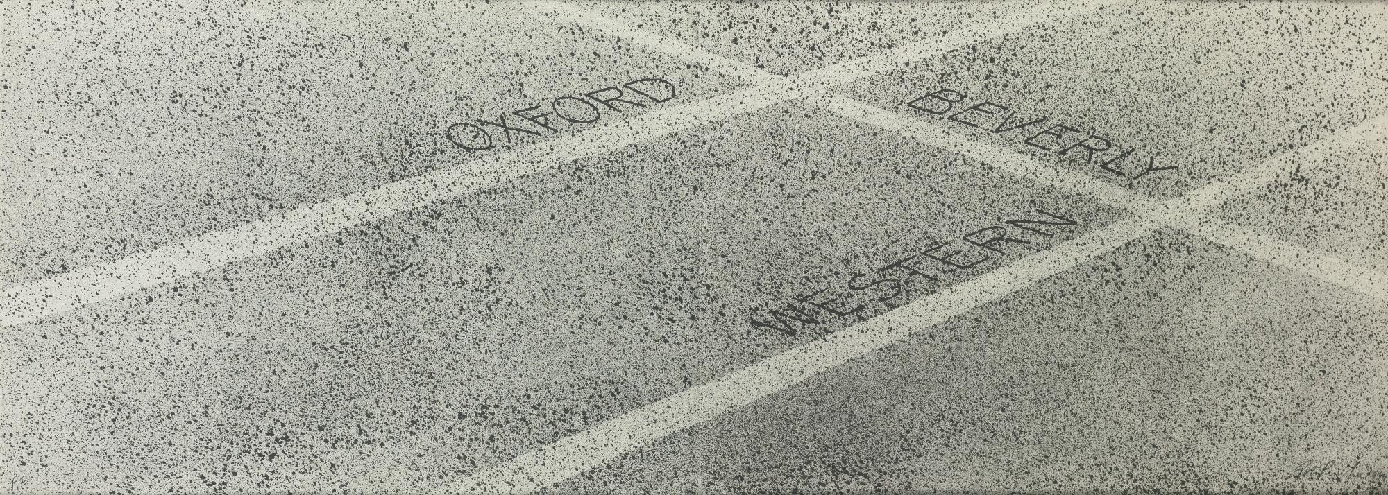 Ed Ruscha - Oxford, Beverly, Western (In Two Parts)