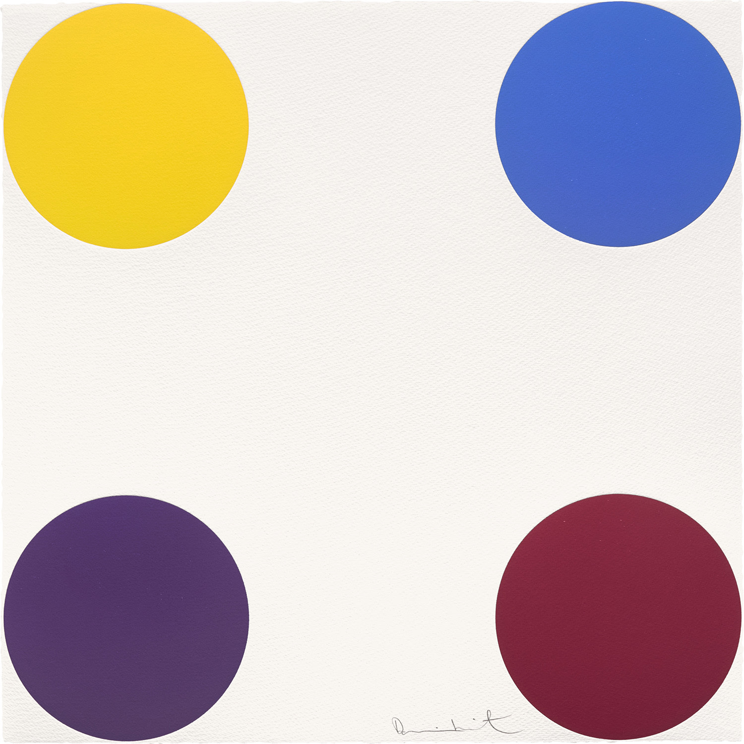 Damien Hirst - Maltohexaose, from 40 Woodcut Spots