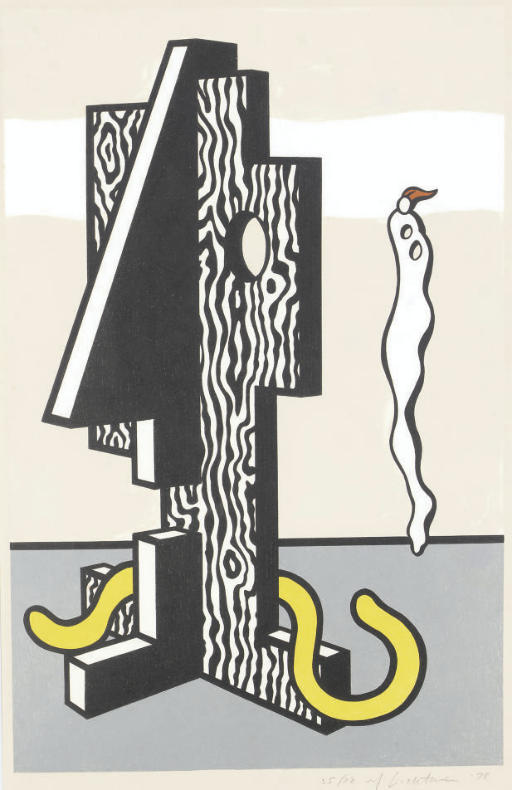 Roy Lichtenstein - Figures, from Surrealist Series (C. 157)