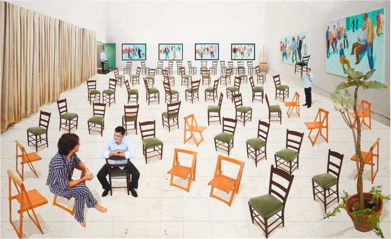 David Hockney - The Chairs