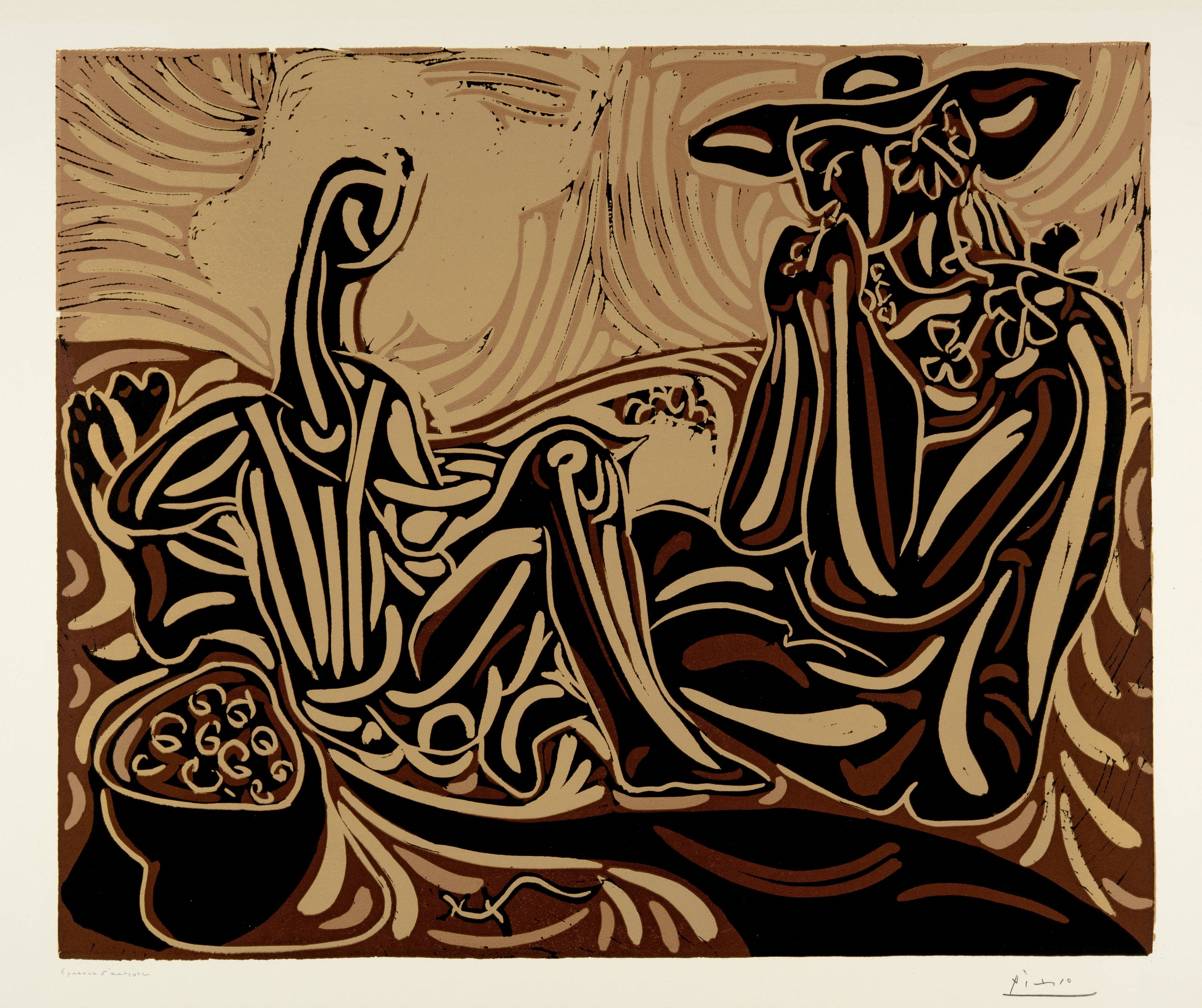 Pablo Picasso - Les vendangeurs