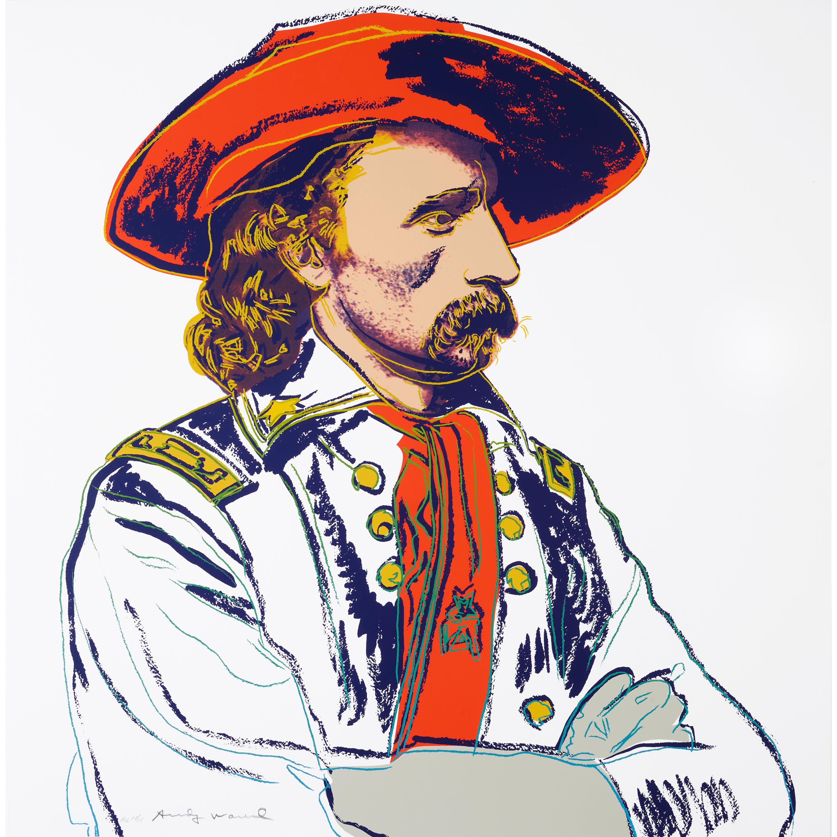 Andy Warhol - General Custer, from Cowboys and Indians (Feldman & Schellmann II.379)