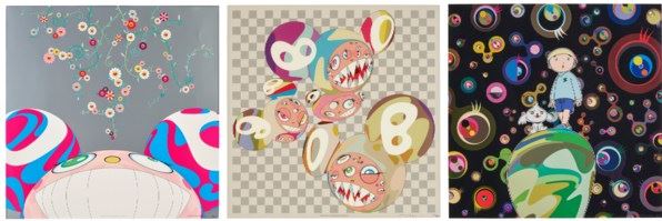Takashi Murakami - PARA-KITI DOB; DOB flower; Jellyfish Eyes-MAX & Shimon in the Strange Forest