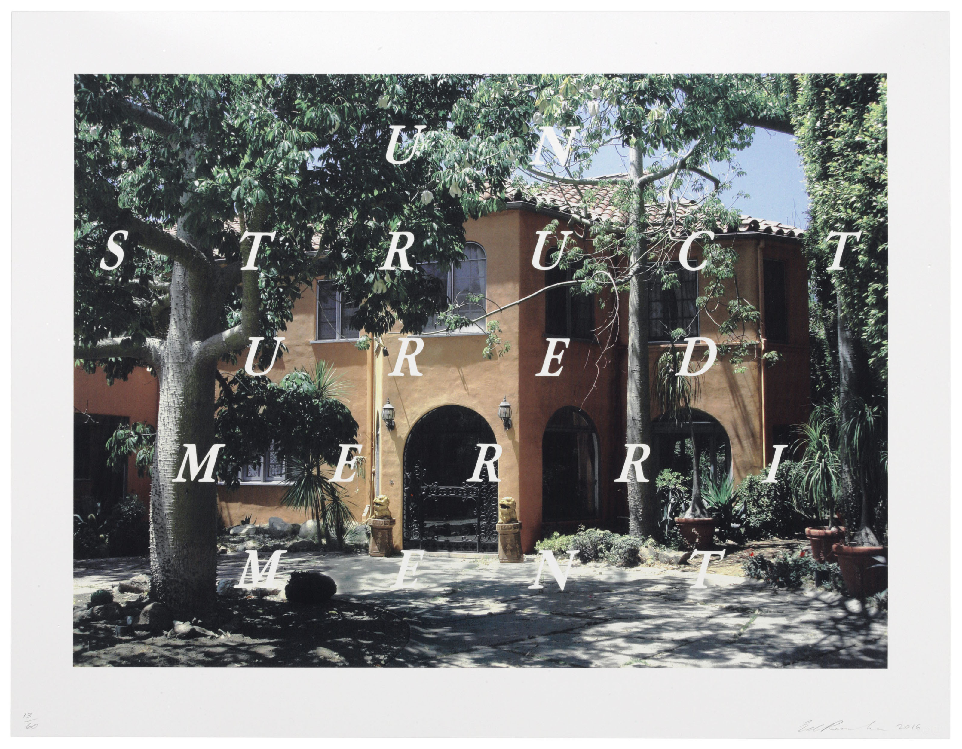 Ed Ruscha - Unstructured Merriment