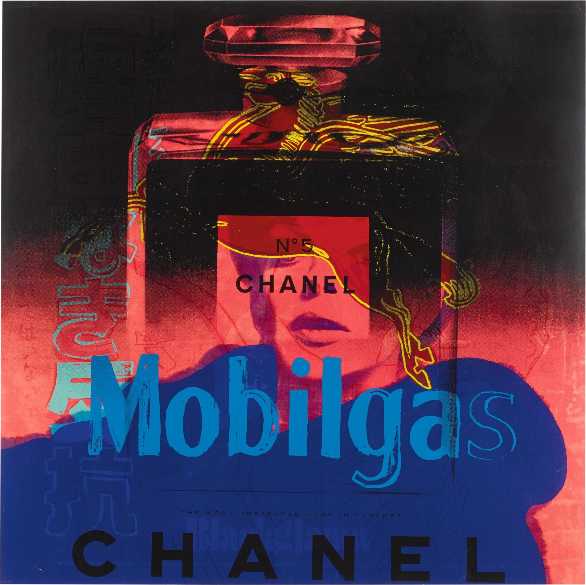 Andy Warhol - ADS / CHANEL / REBEL / MOBIL / BLACKGLAMA