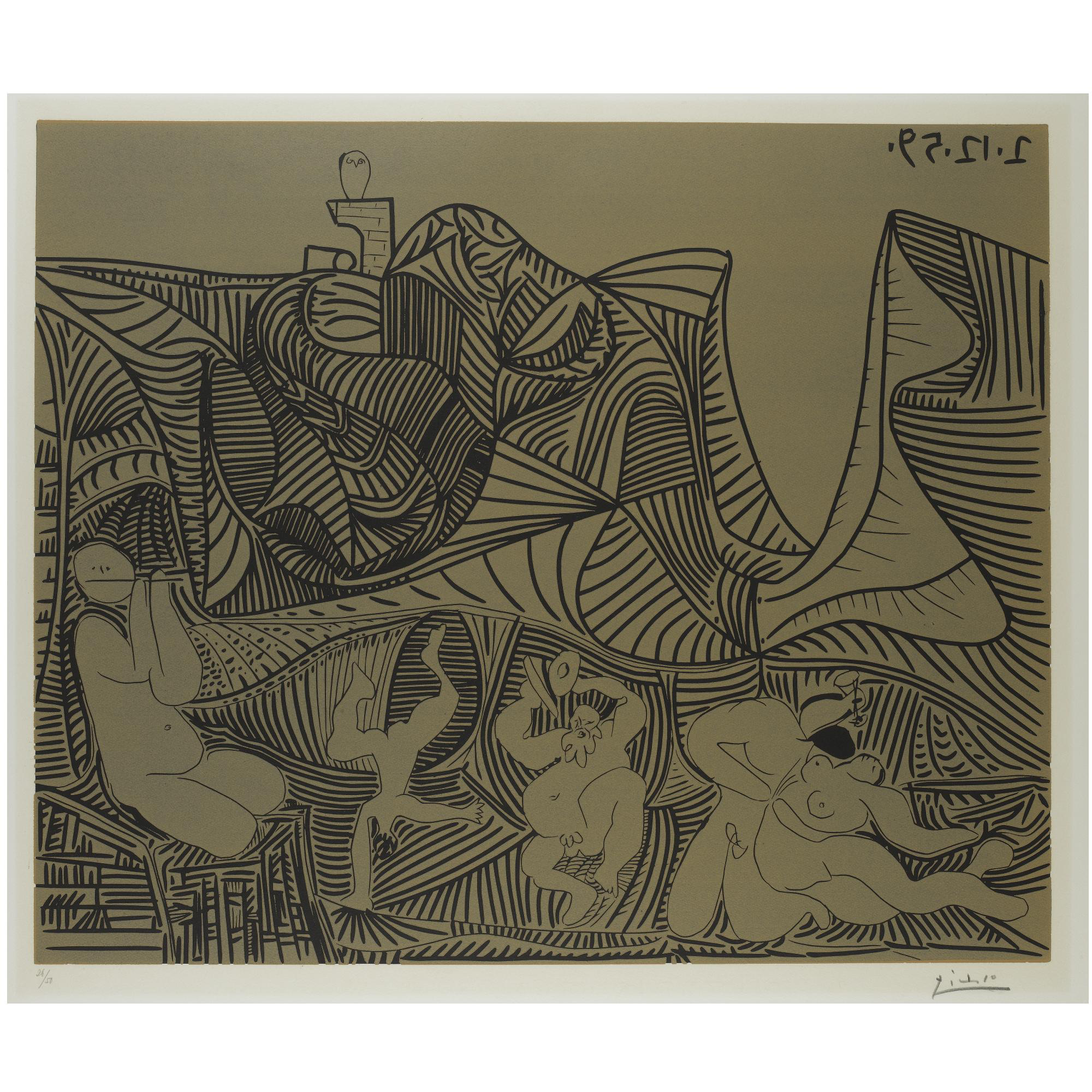 Pablo Picasso - Bacchanale au Hibou