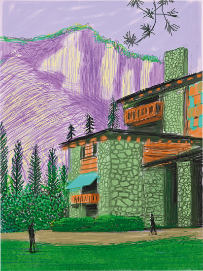 David Hockney - Untitled No.23 from “The Yosemite Suite