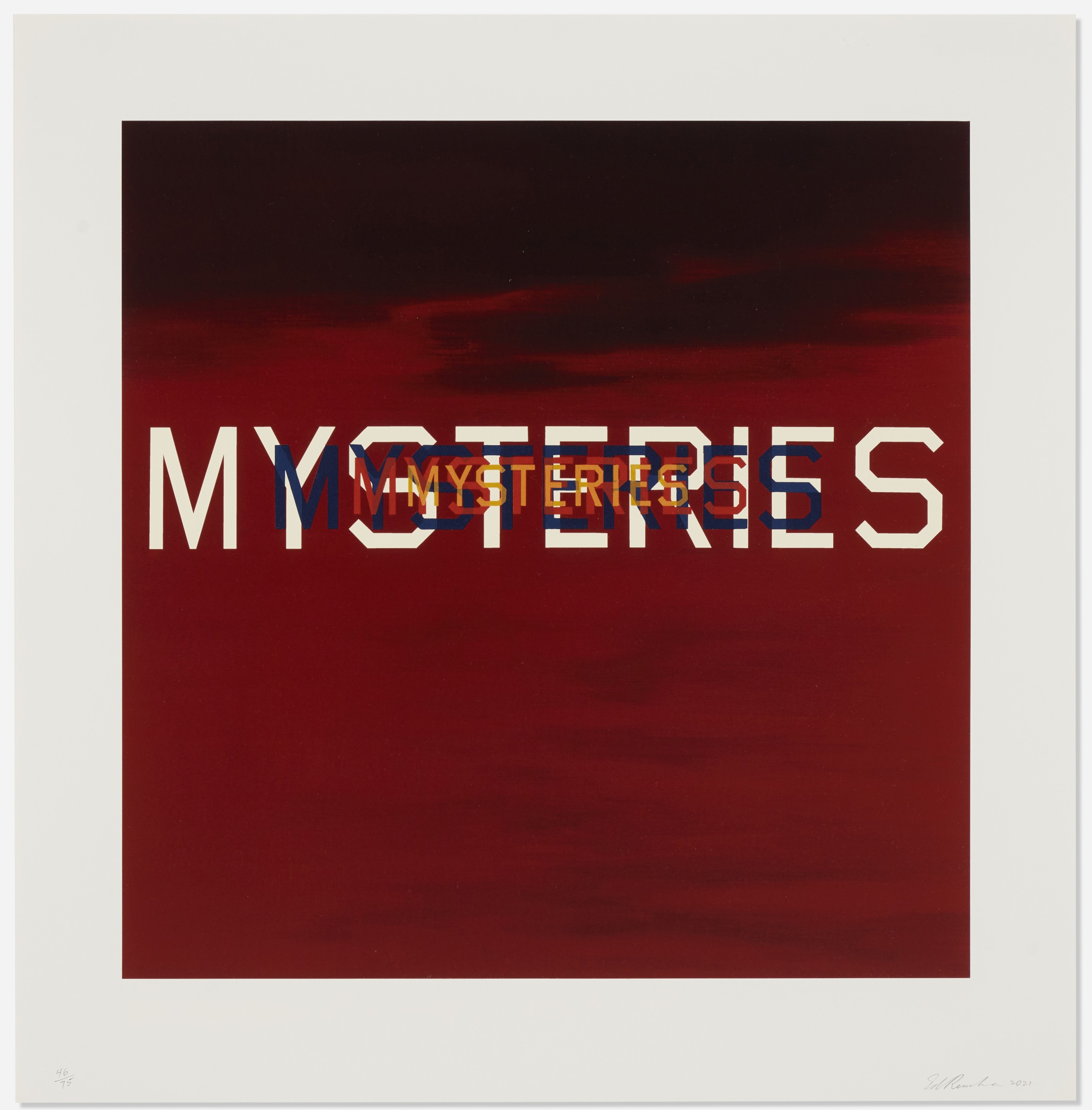 Ed Ruscha - Mysteries