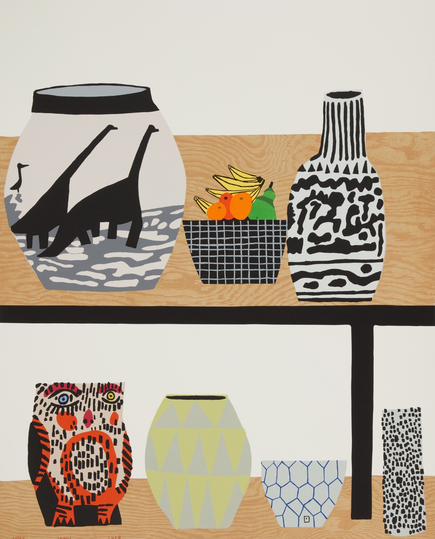 Jonas Wood - Shelf Still Life