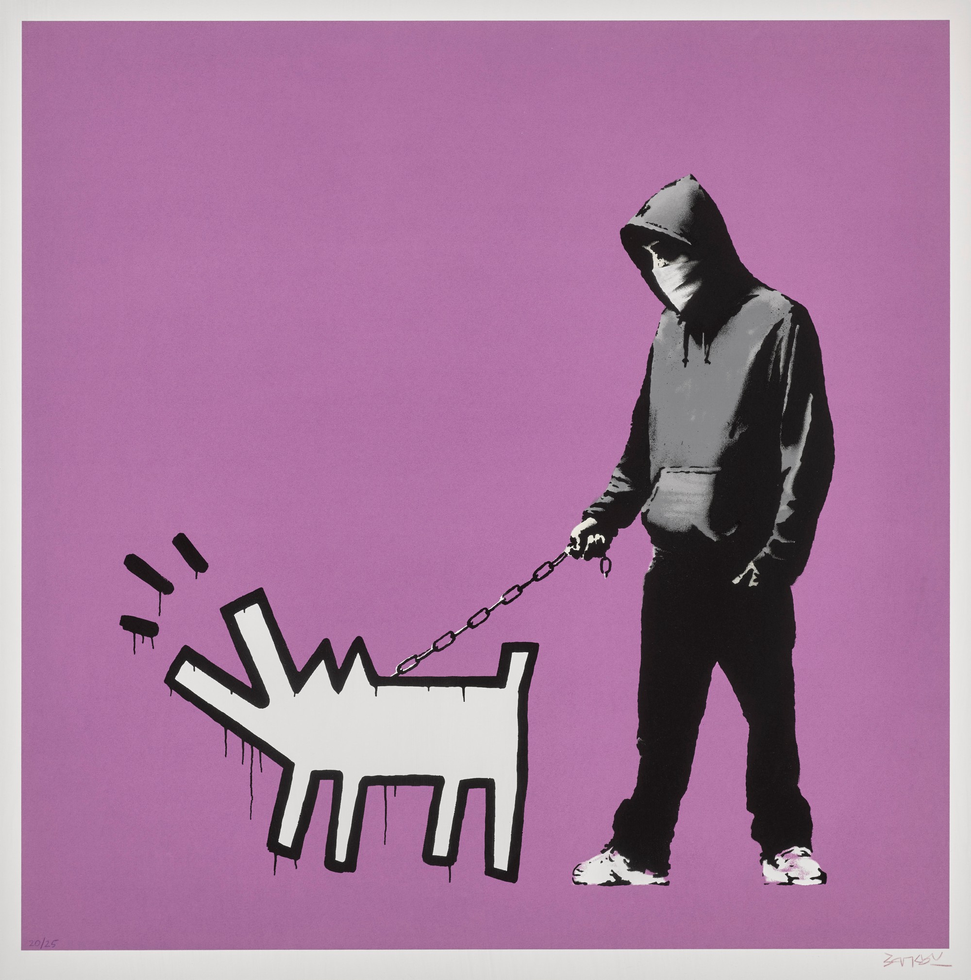 Banksy - Choose Your Weapon (Bright Purple)
