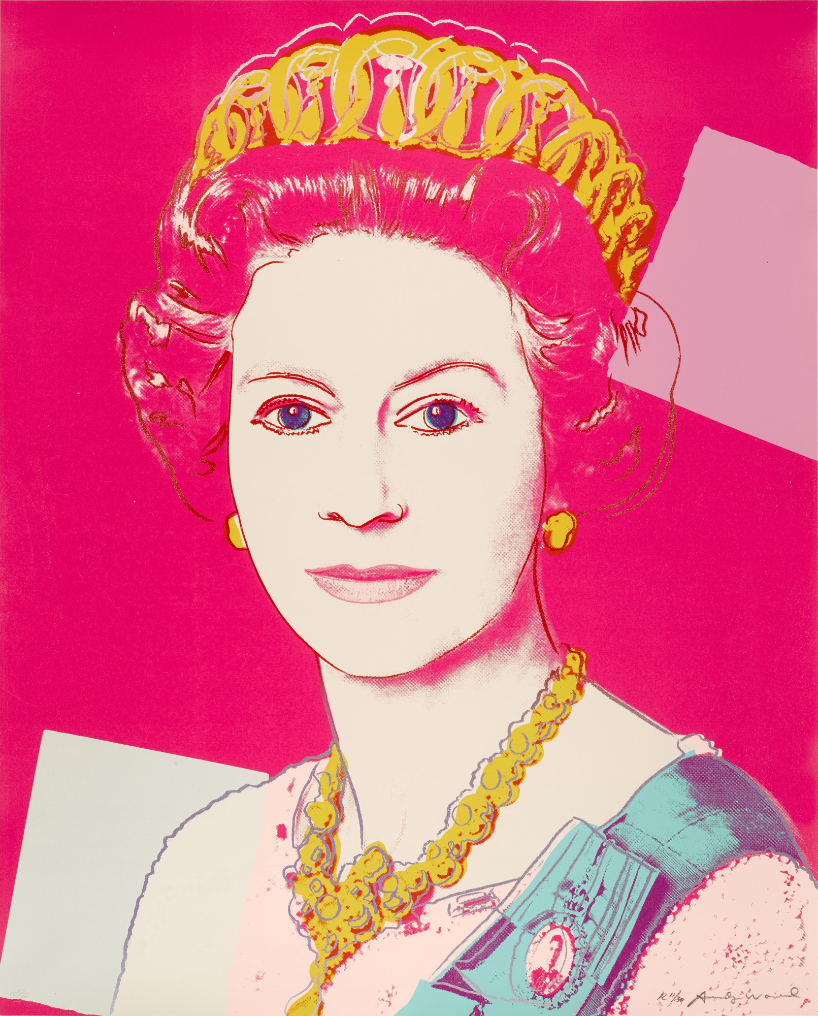 Andy Warhol - Queen Elizabeth II of the United Kingdom (F. & S. II.336A)