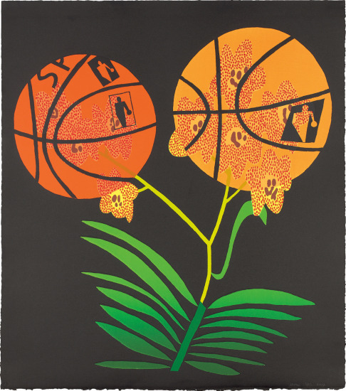 Jonas Wood - Double Basketball Orchid (State II)