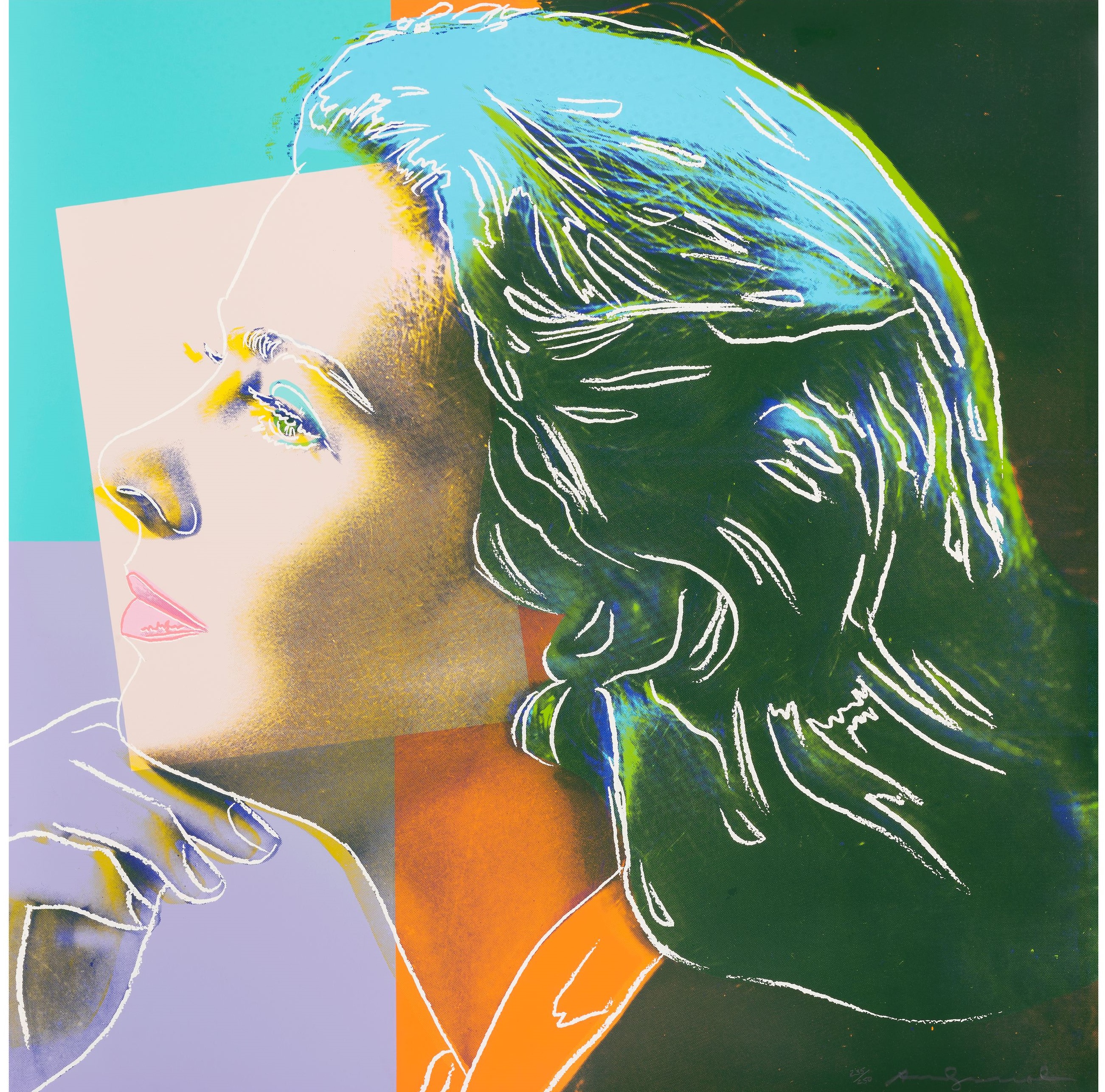 Andy Warhol - Herself, from Ingrid Bergman (Feldman & Schellman II.313), 1983