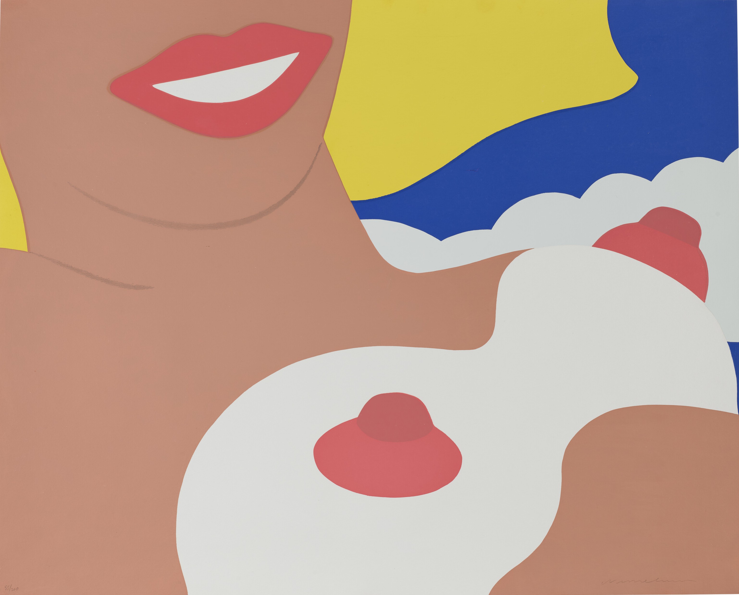 Tom Wesselmann - Nude, from 11 Pop Artists, Volume II