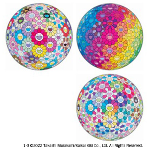 Takashi Murakami - 1. Flowerball: Colorful, Miracle, Sparkle／2. Inside the Rainbow’s Heart／3. Beyond the Dimensions