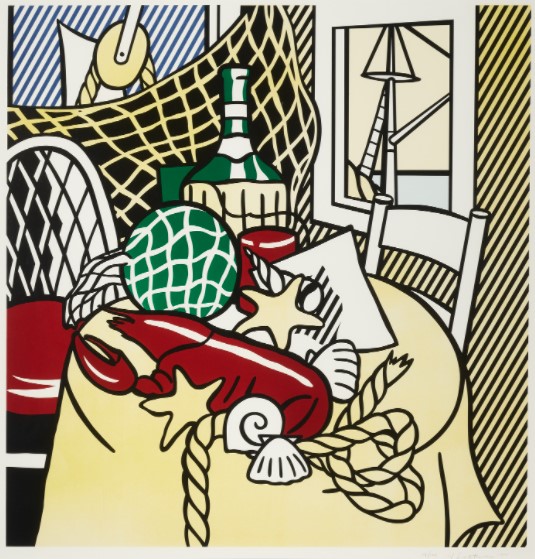 Roy Lichtenstein - Still Life with Lobster (from the Still Lifes series)