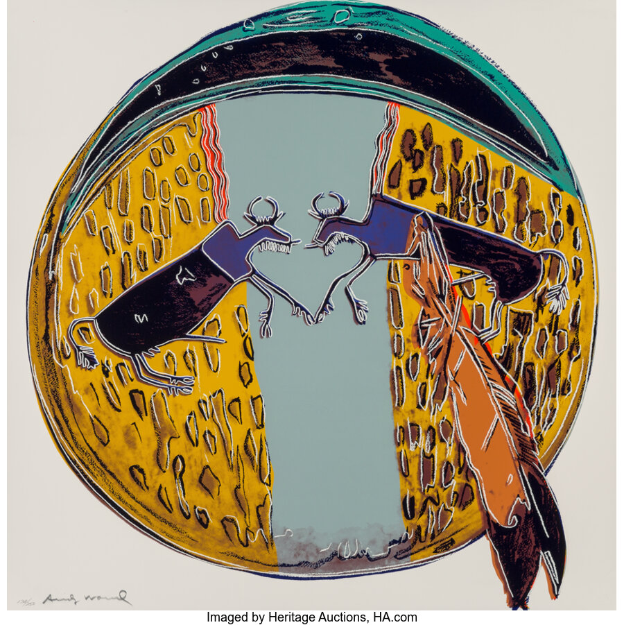 Andy Warhol - Plains Indian Shield, from Cowboys and Indians