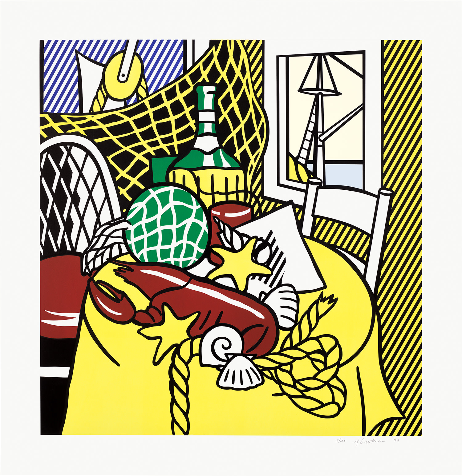 Roy Lichtenstein - Still Life With Lobster, from Six Still Lifes Series (C. 129)