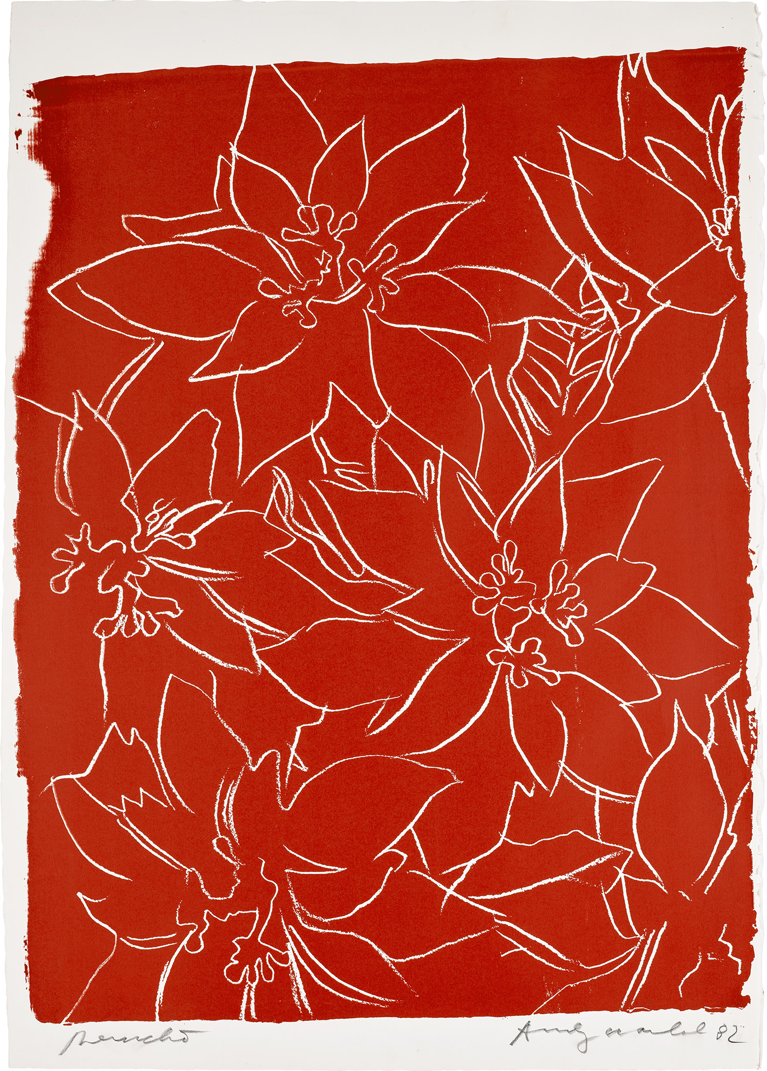 Andy Warhol - Poinsettias (F. & S. IIIA.50)