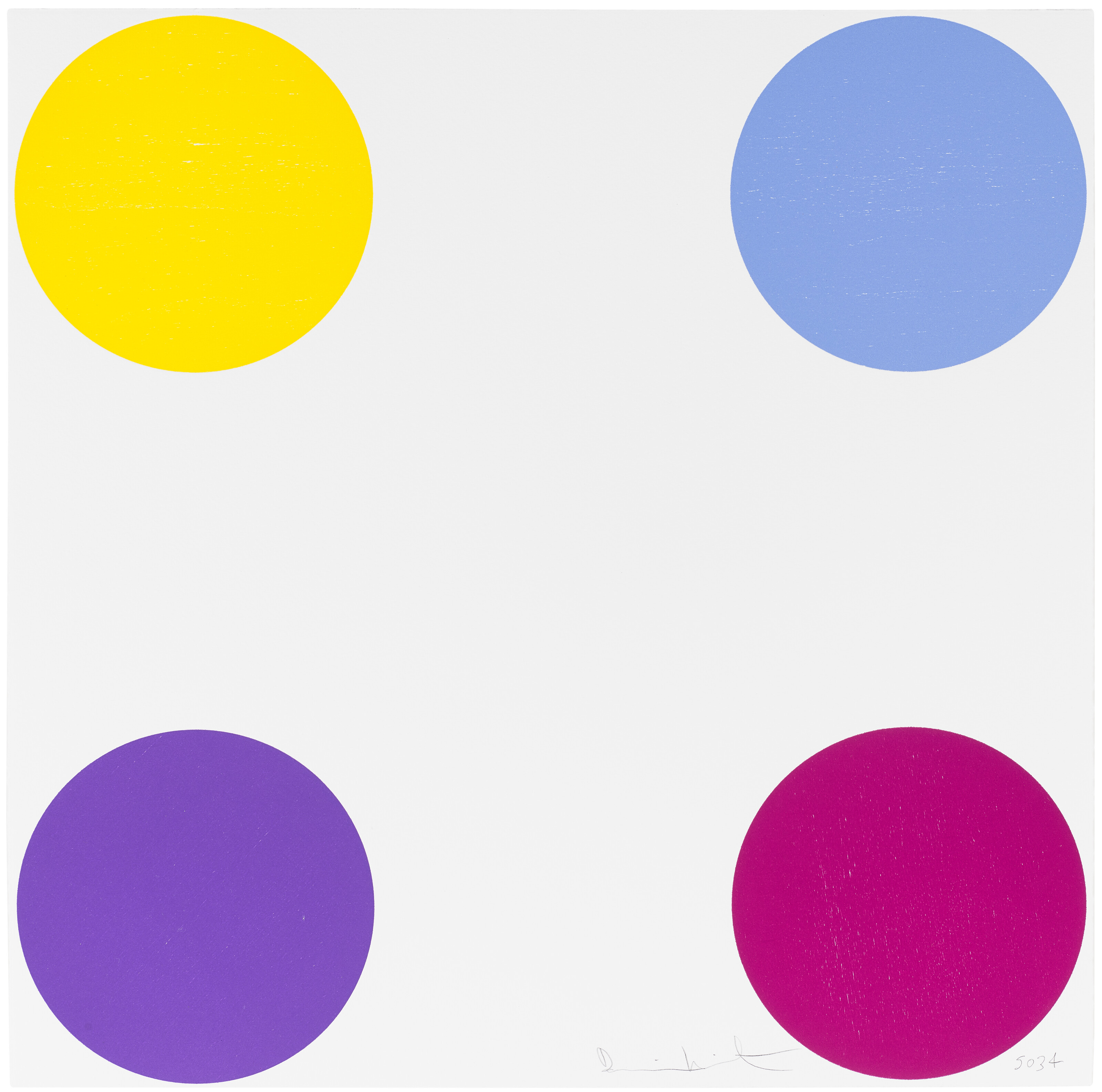 Damien Hirst - Maltohexaose, from 40 Woodcut Spots