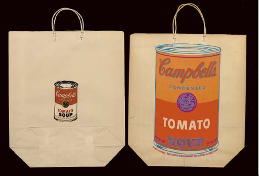 Andy Warhol - Campbell's Soup Can (Tomato); and Campbell's Soup Can (Tomato)