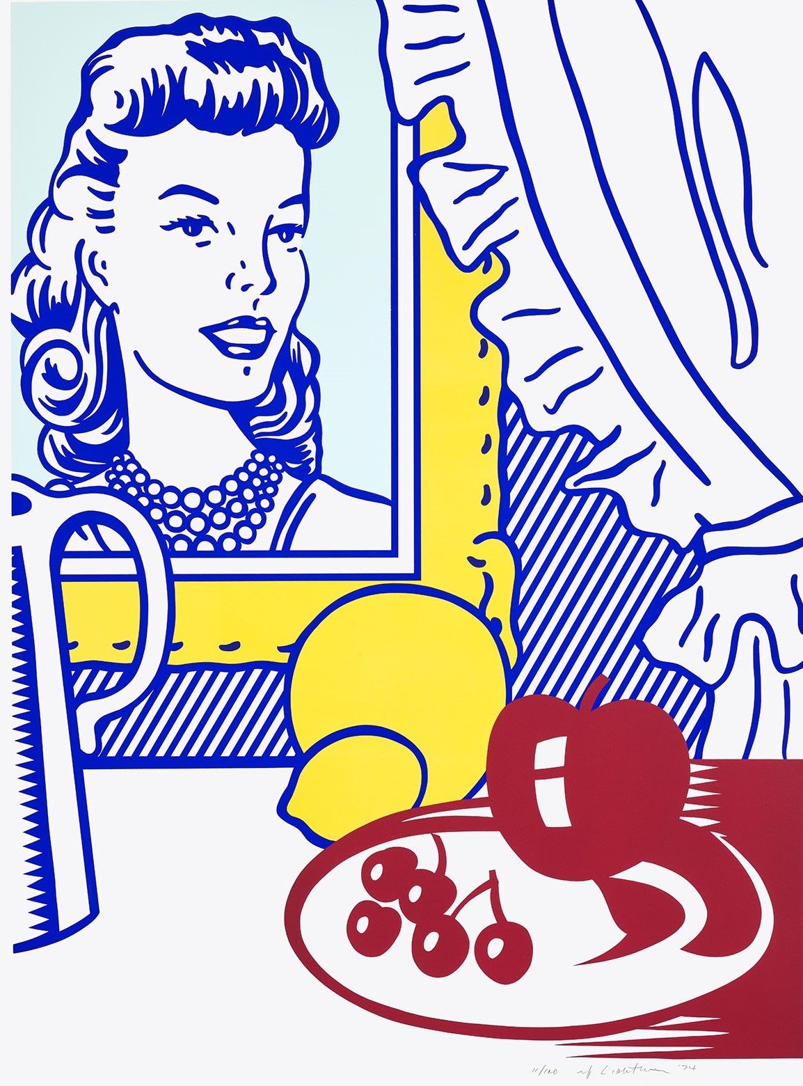 Roy Lichtenstein - Still Life with Portrait, from Six Still Lifes Series (C. 131)