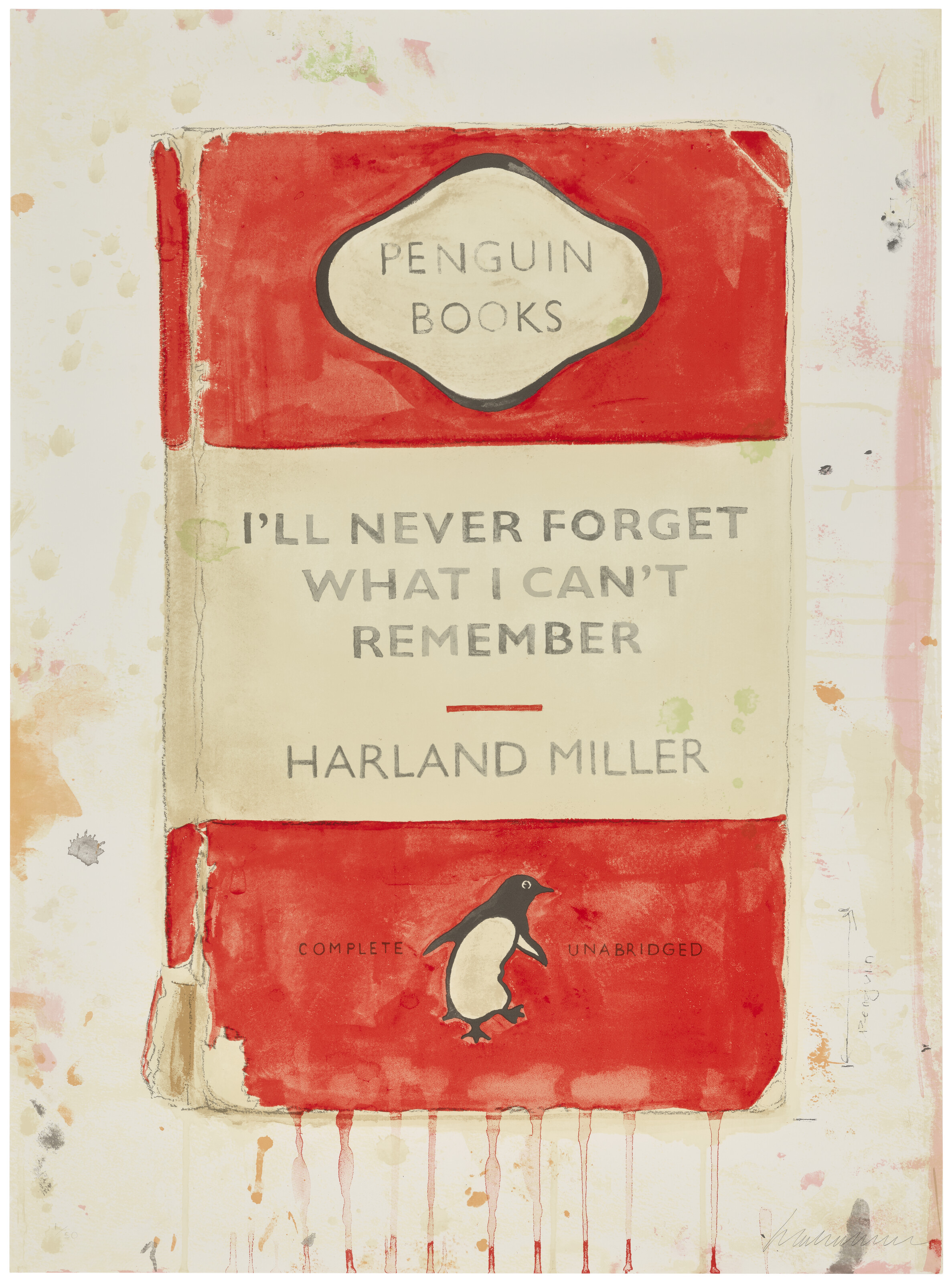 Harland Miller - I'll Never Forget What I Can't Remember