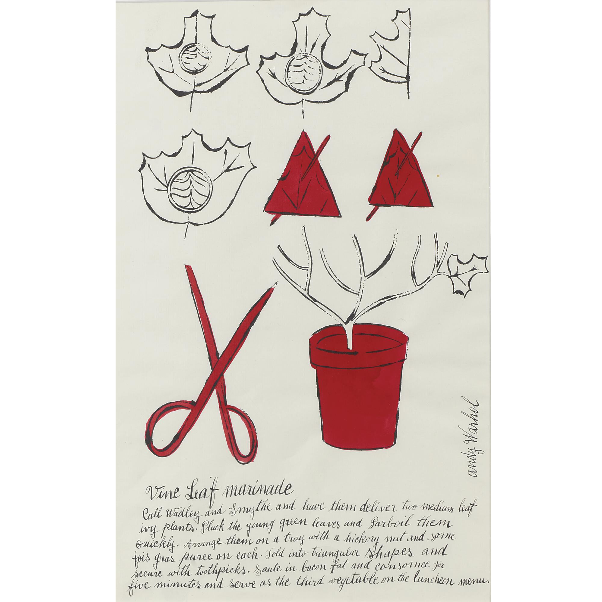 Andy Warhol - Vine Leaf Marinade (from Wild Raspberries)