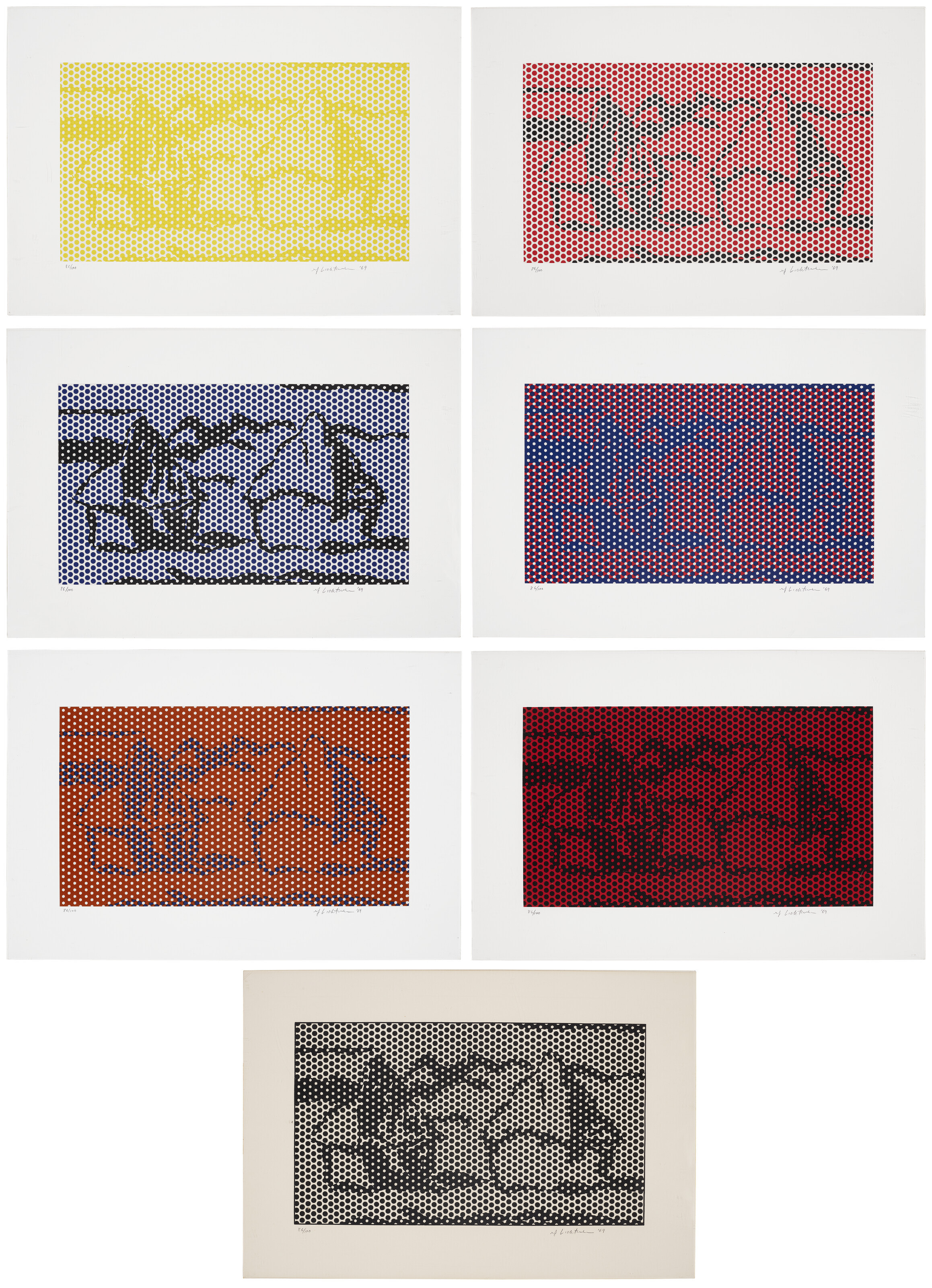 Roy Lichtenstein - Haystack Series