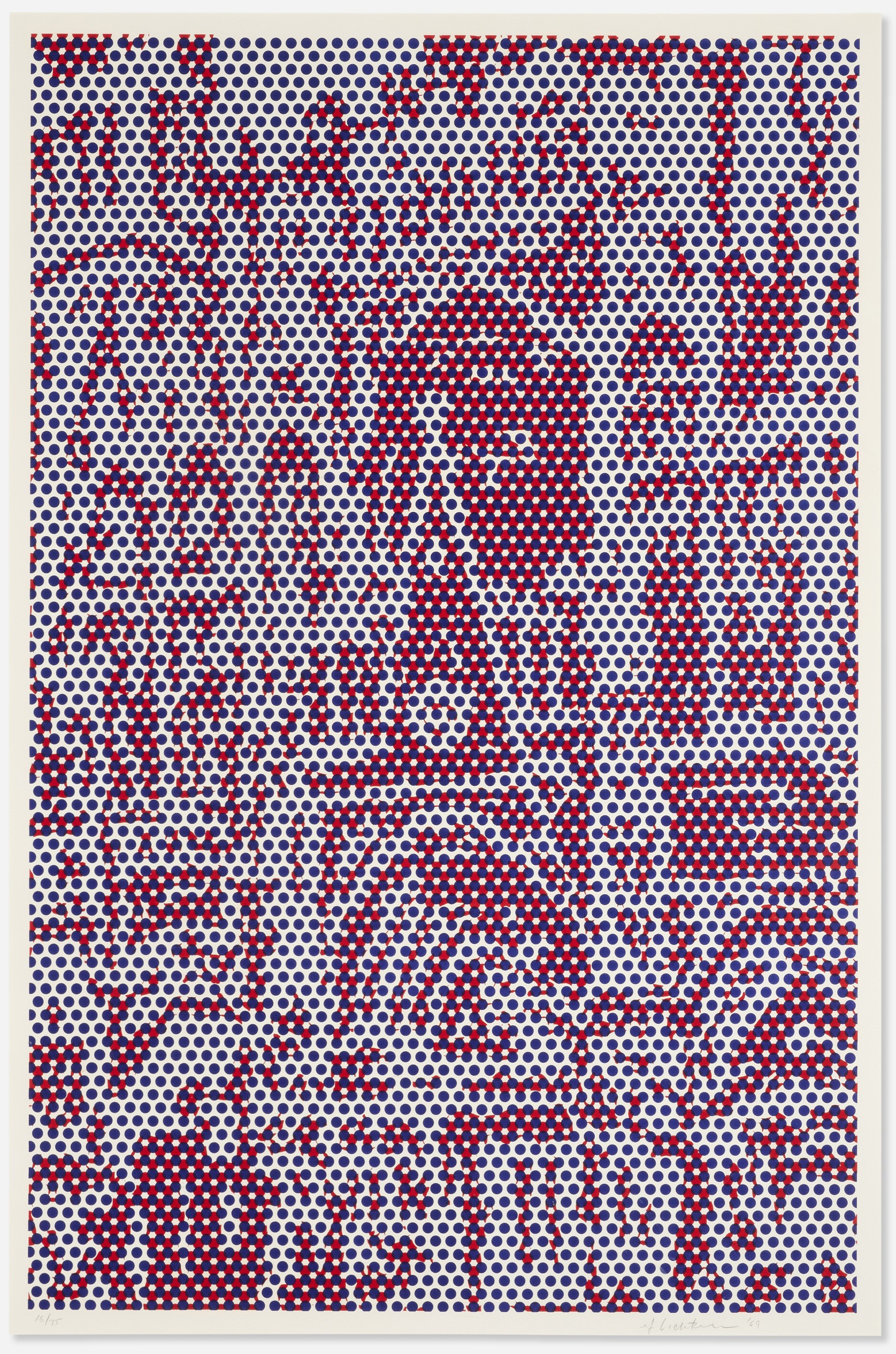 Roy Lichtenstein - Cathedral 4 (from the Cathedral series)
