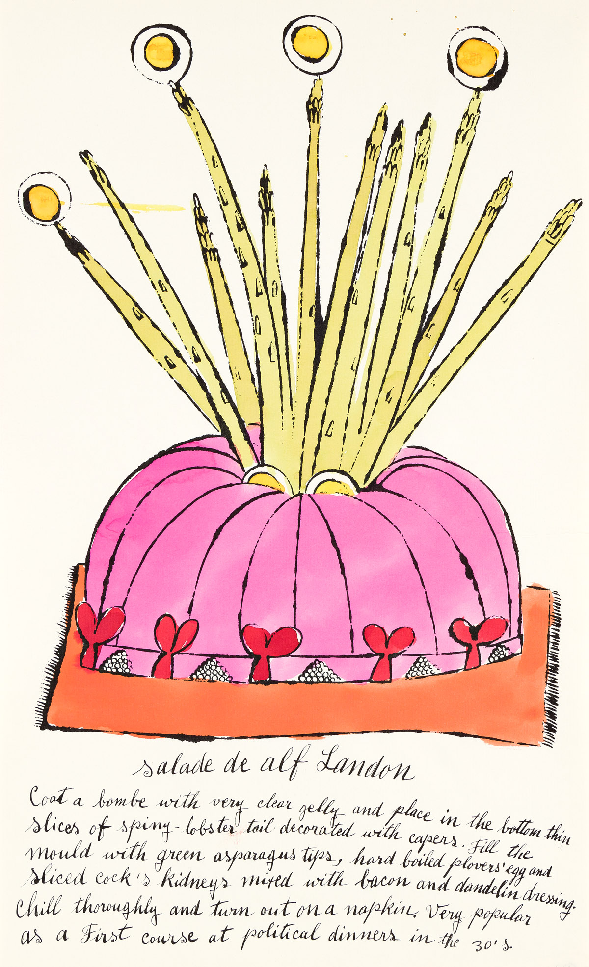 Andy Warhol - Salade de Alf Landon