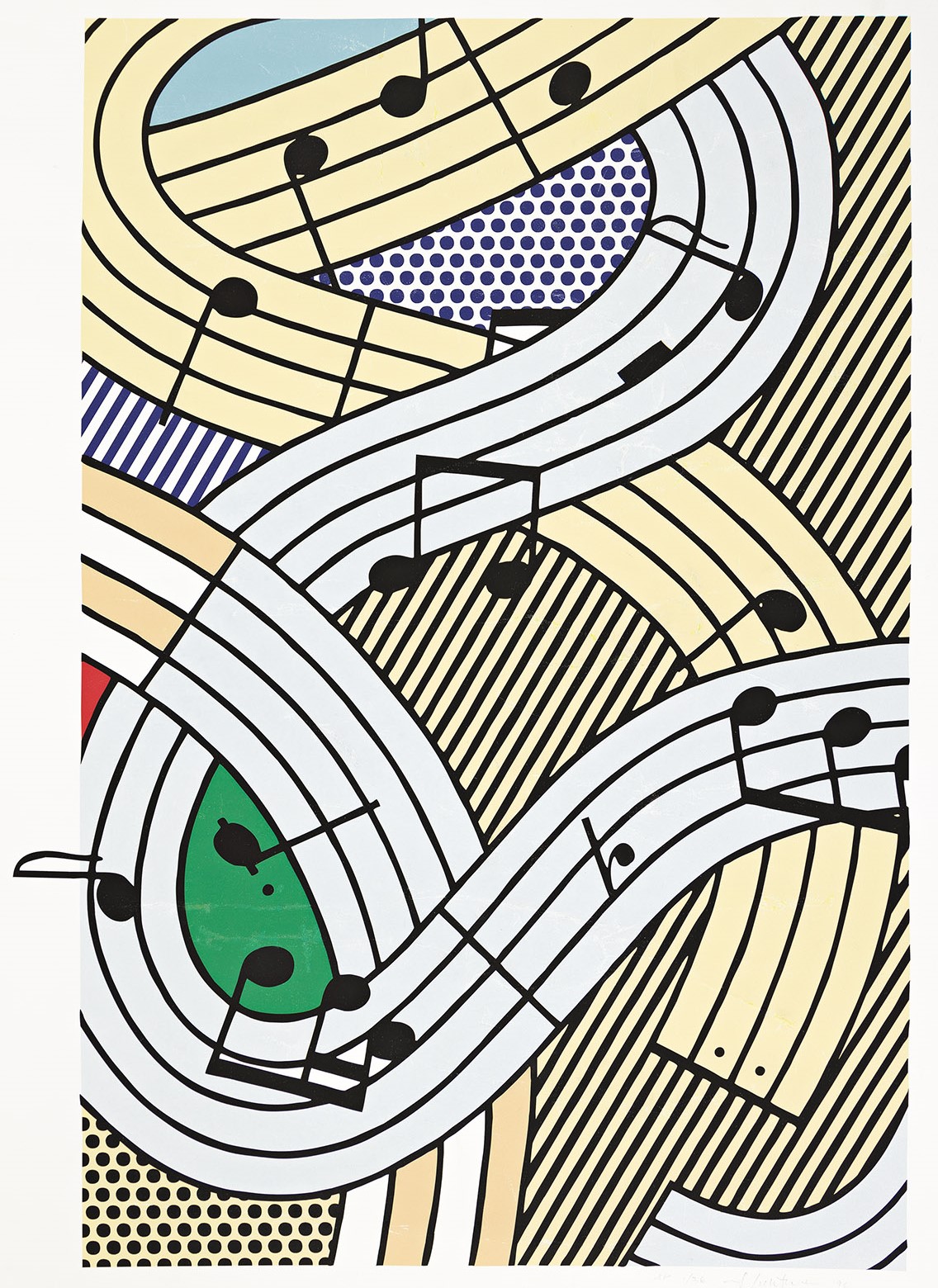 Roy Lichtenstein - Composition III