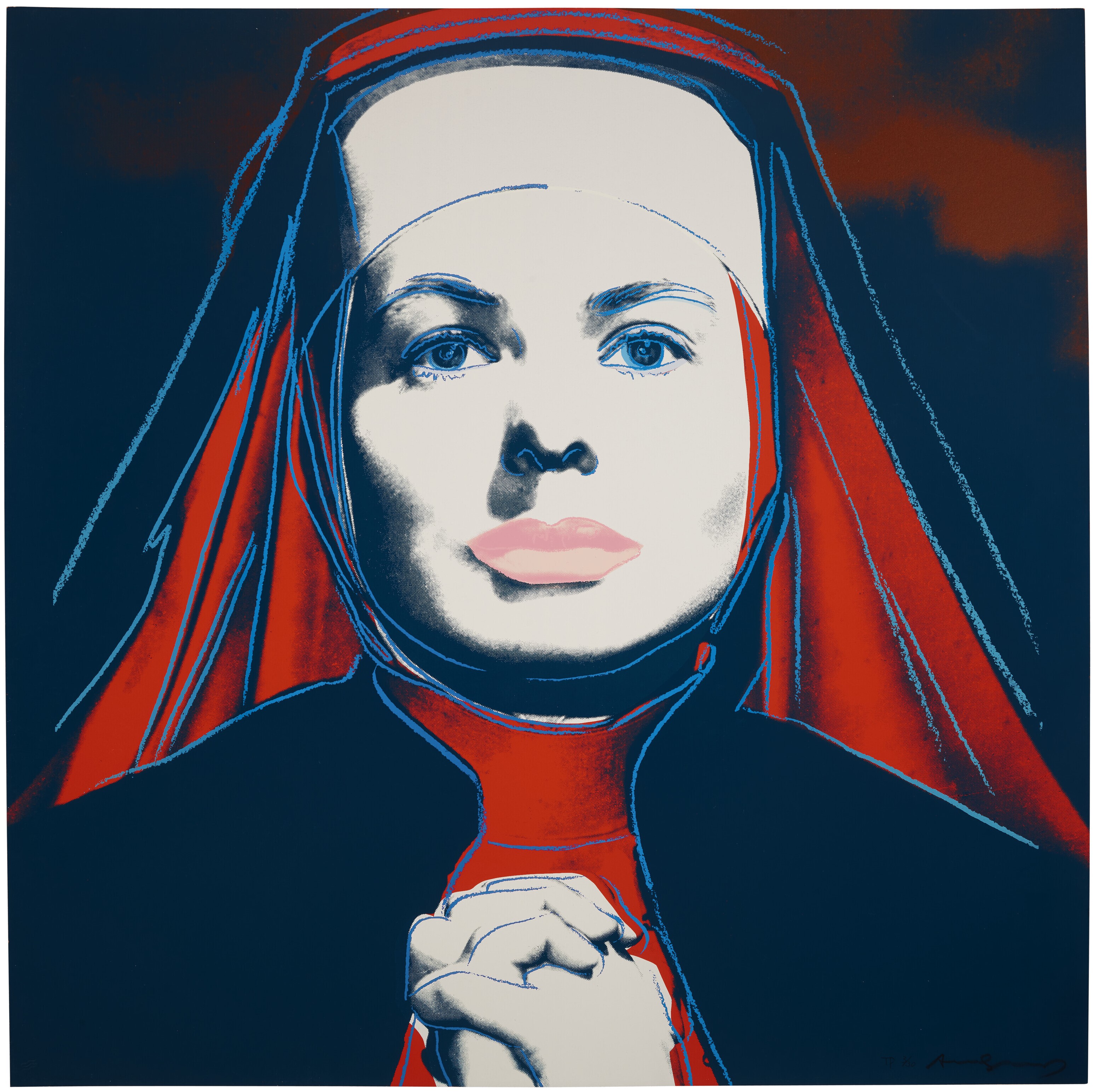 Andy Warhol - The Nun, from Ingrid Bergman