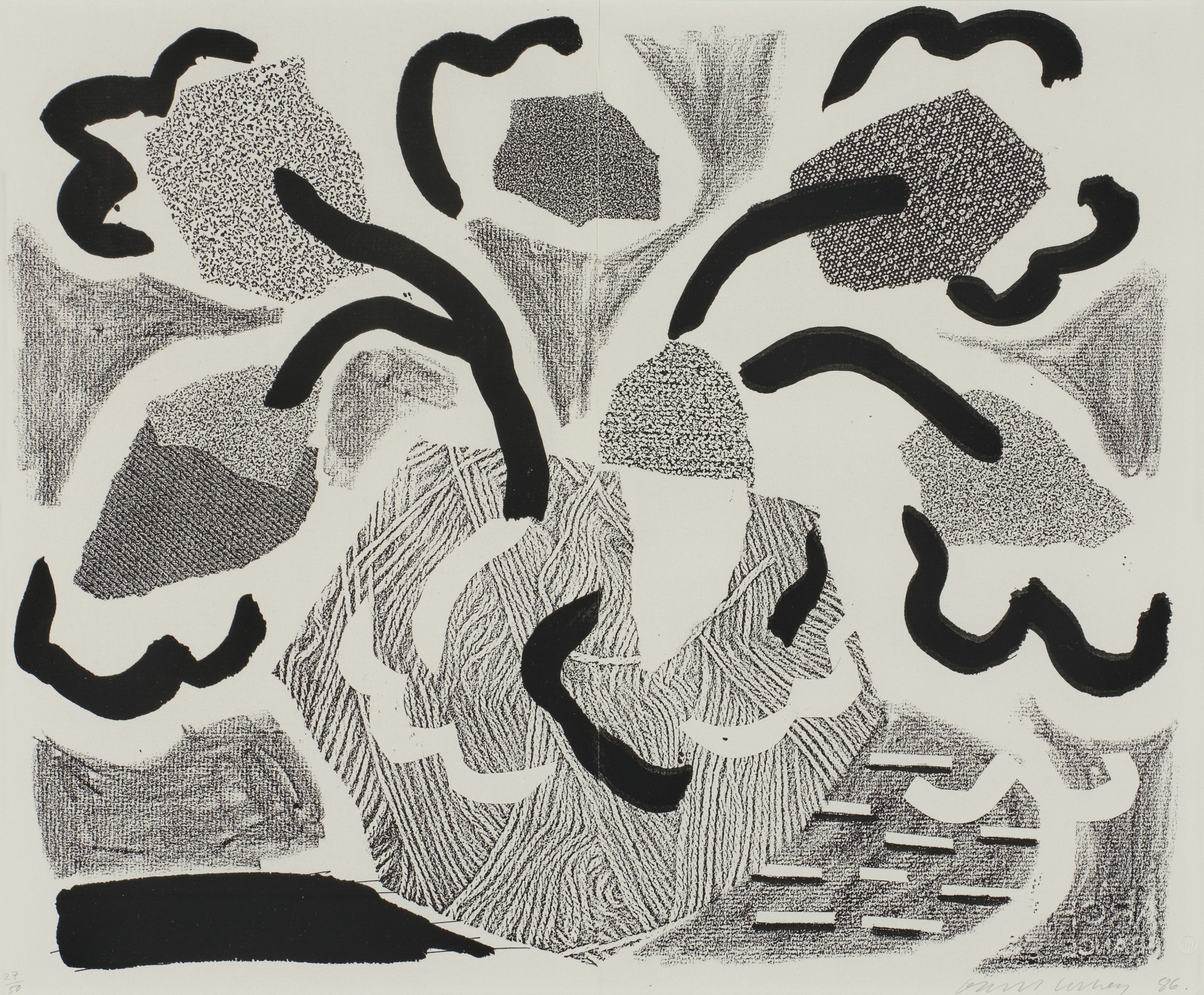 David Hockney - Grey Blooms (Museum of Contemporary Art, Tokyo 305)