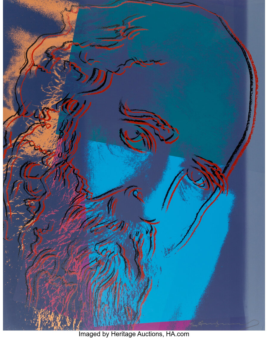 Andy Warhol - Martin Buber, from Ten Portraits of Jew of the Twentieth Century