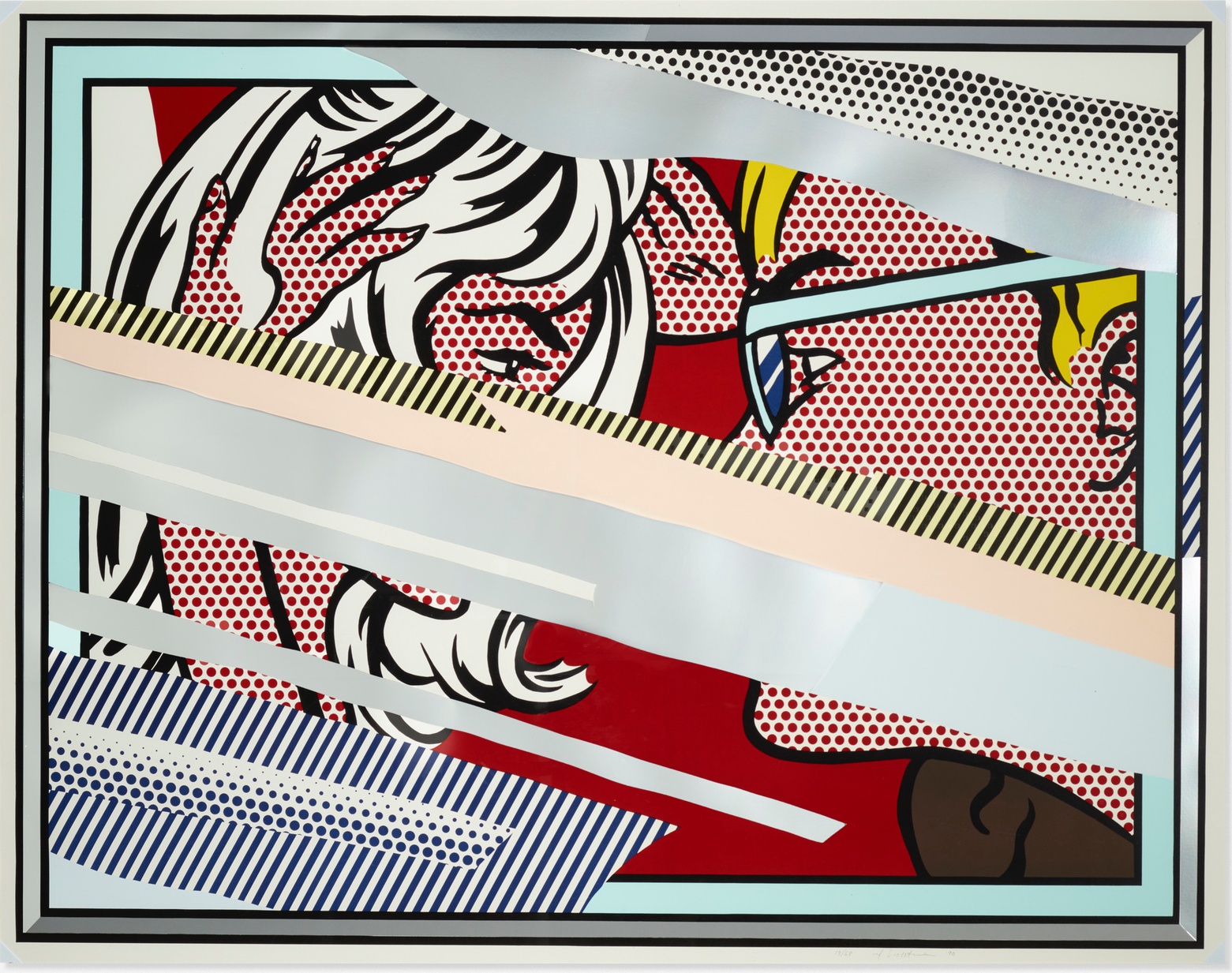 Roy Lichtenstein - Reflections on Conversation (from the Reflections series)