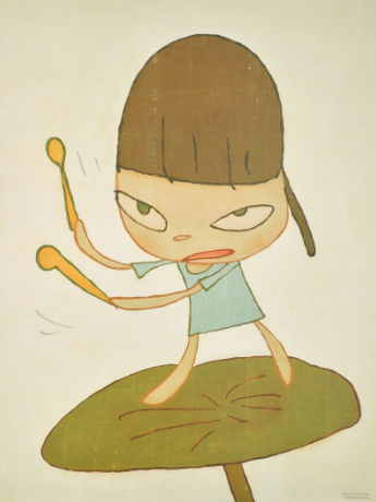 Yoshitomo Nara - Marching on a Butterbur Leaf